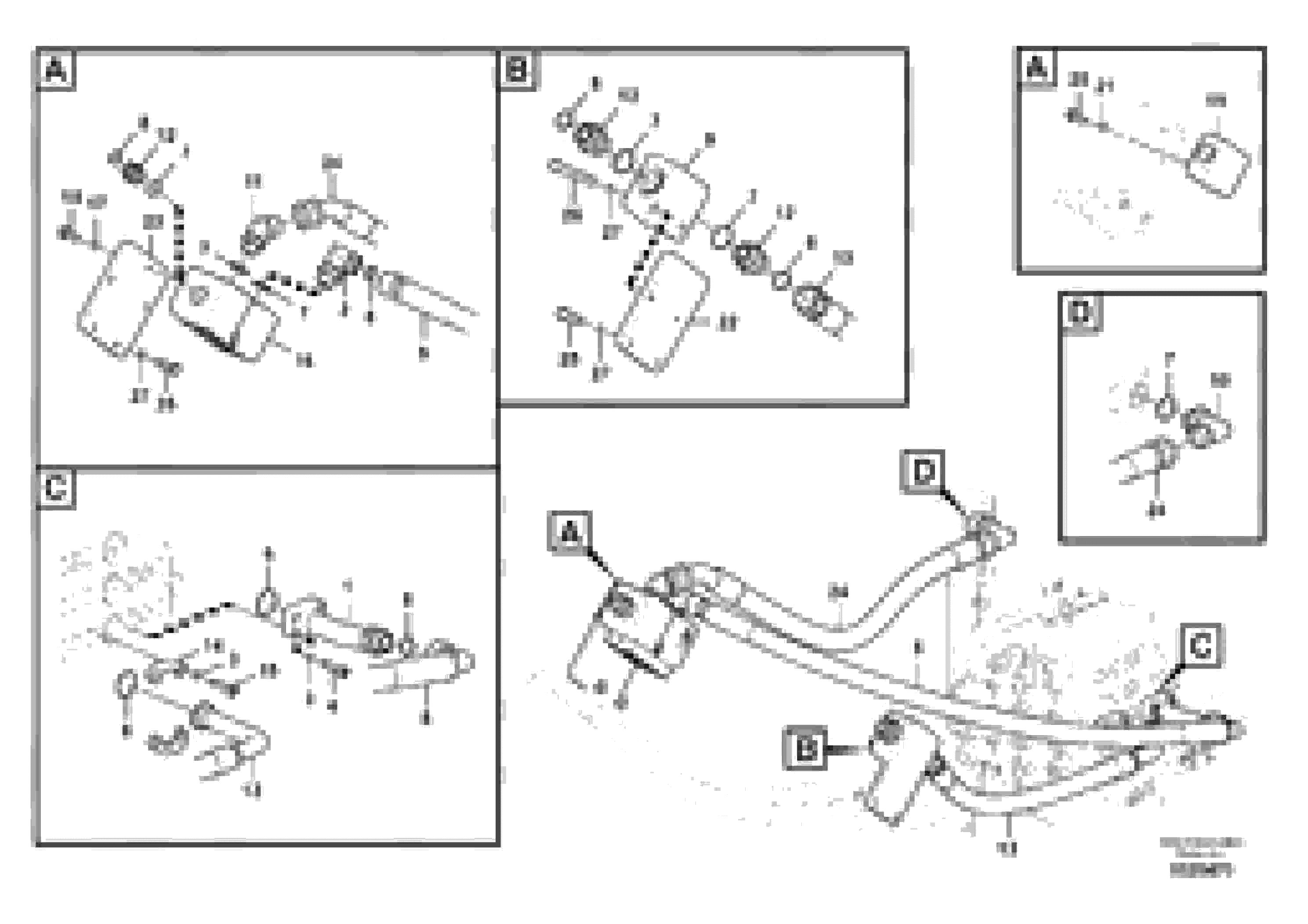 Схема запчастей Volvo EC290B - 87816 Working hydraulic, hammer and shear for upper EC290B PRIME S/N 17001-/85001- 35001-