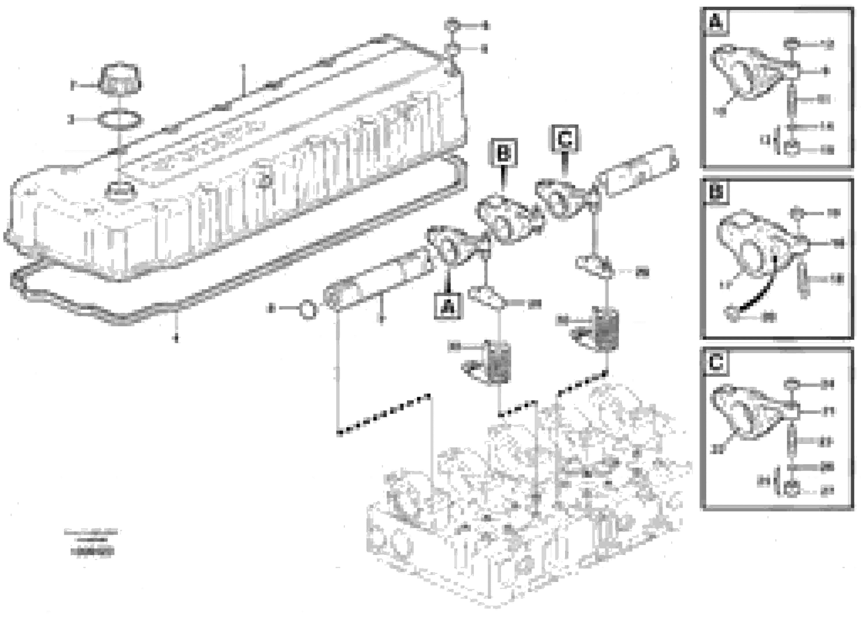 Схема запчастей Volvo EC360B - 96984 Valve mechanism EC360B