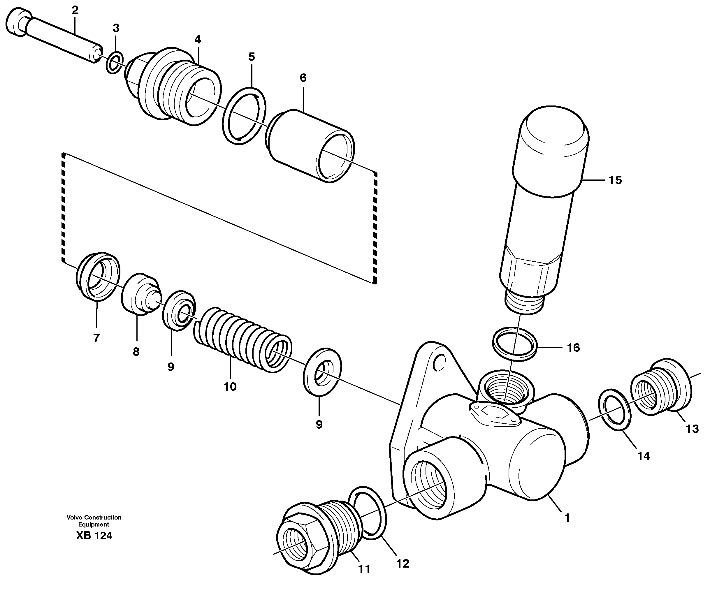 Схема запчастей Volvo EC360B - 37917 Feed pump EC360B