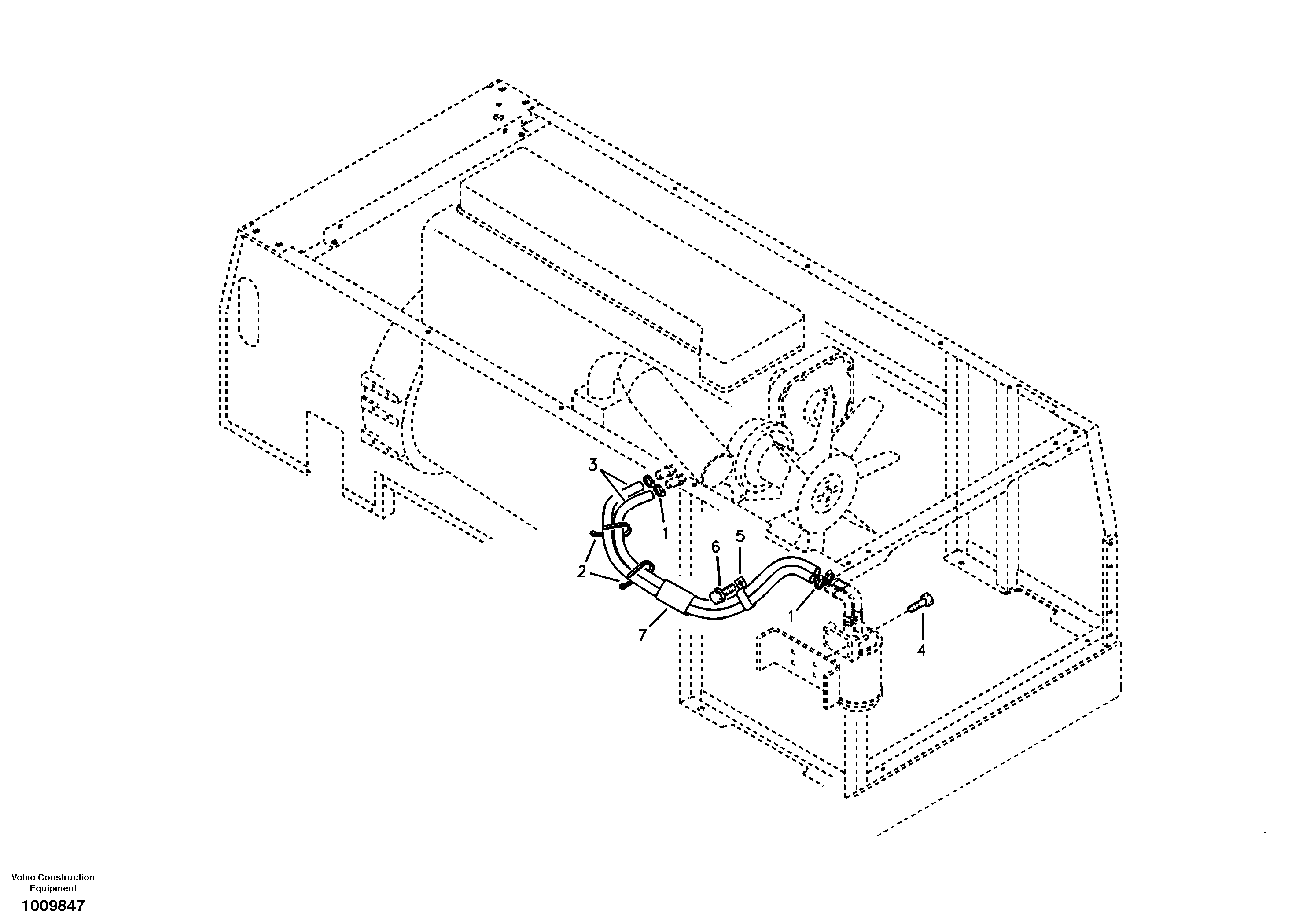 Схема запчастей Volvo EC360B - 45276 Coolant filter EC360B