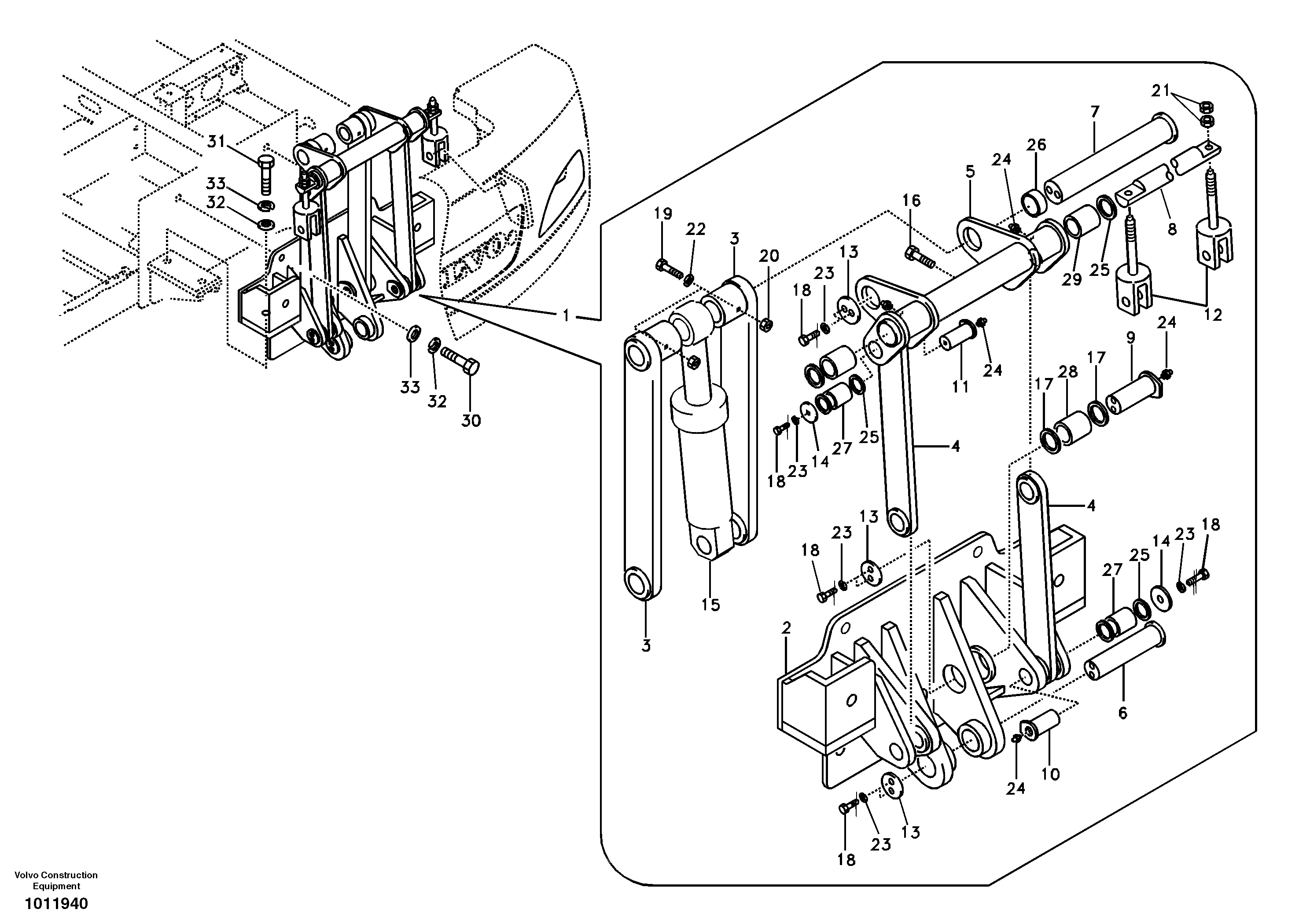 Схема запчастей Volvo EC360B - 95467 Removal Counterweight, Assembly EC360B SER NO INT 12152- EU&NA 80001-