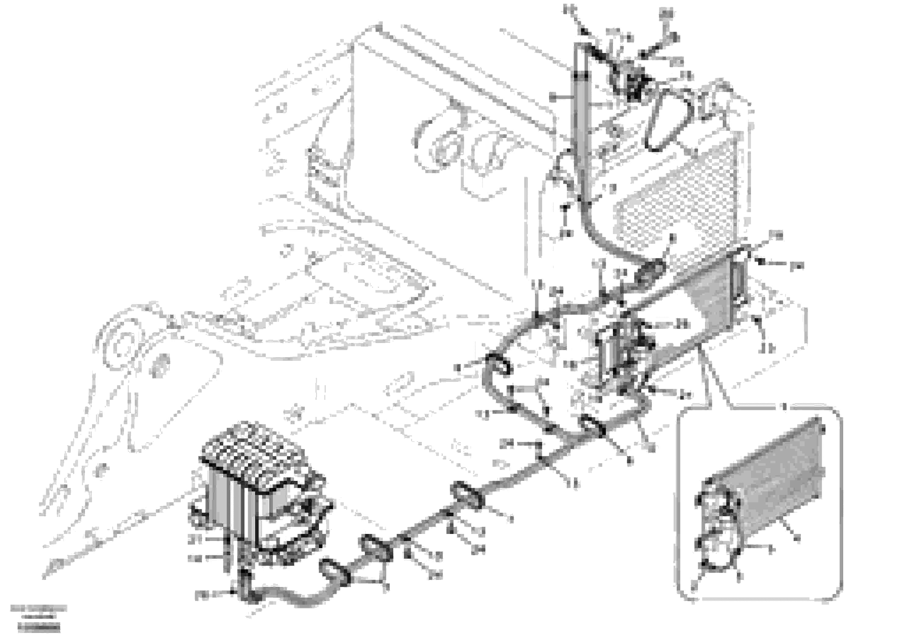 Схема запчастей Volvo EC360B - 73245 Air conditioning unit line EC360B