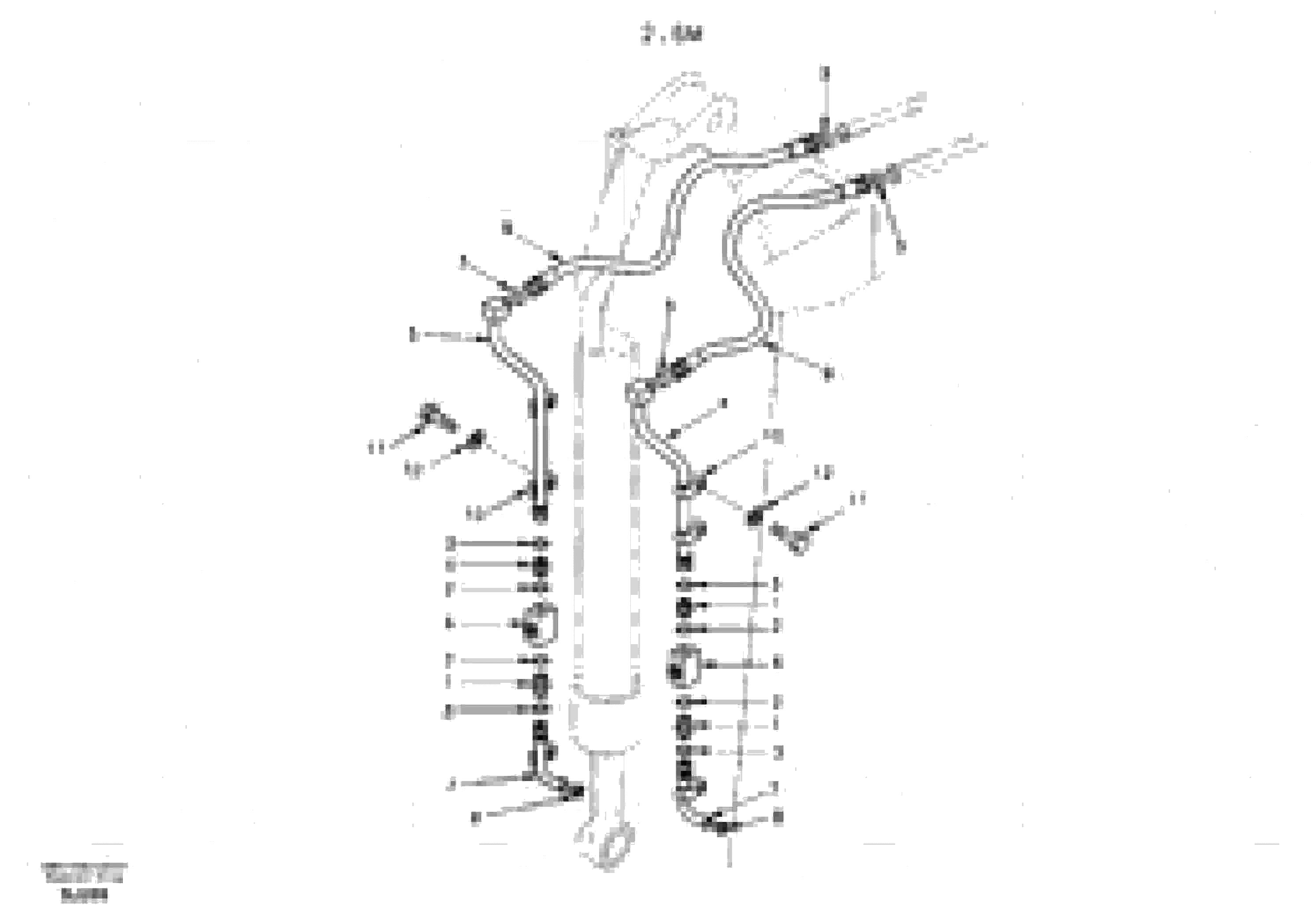 Схема запчастей Volvo EW170 - 39528 Working hydraulic, hammer and shear for dipper arm EW170 & EW180 SER NO 3031-