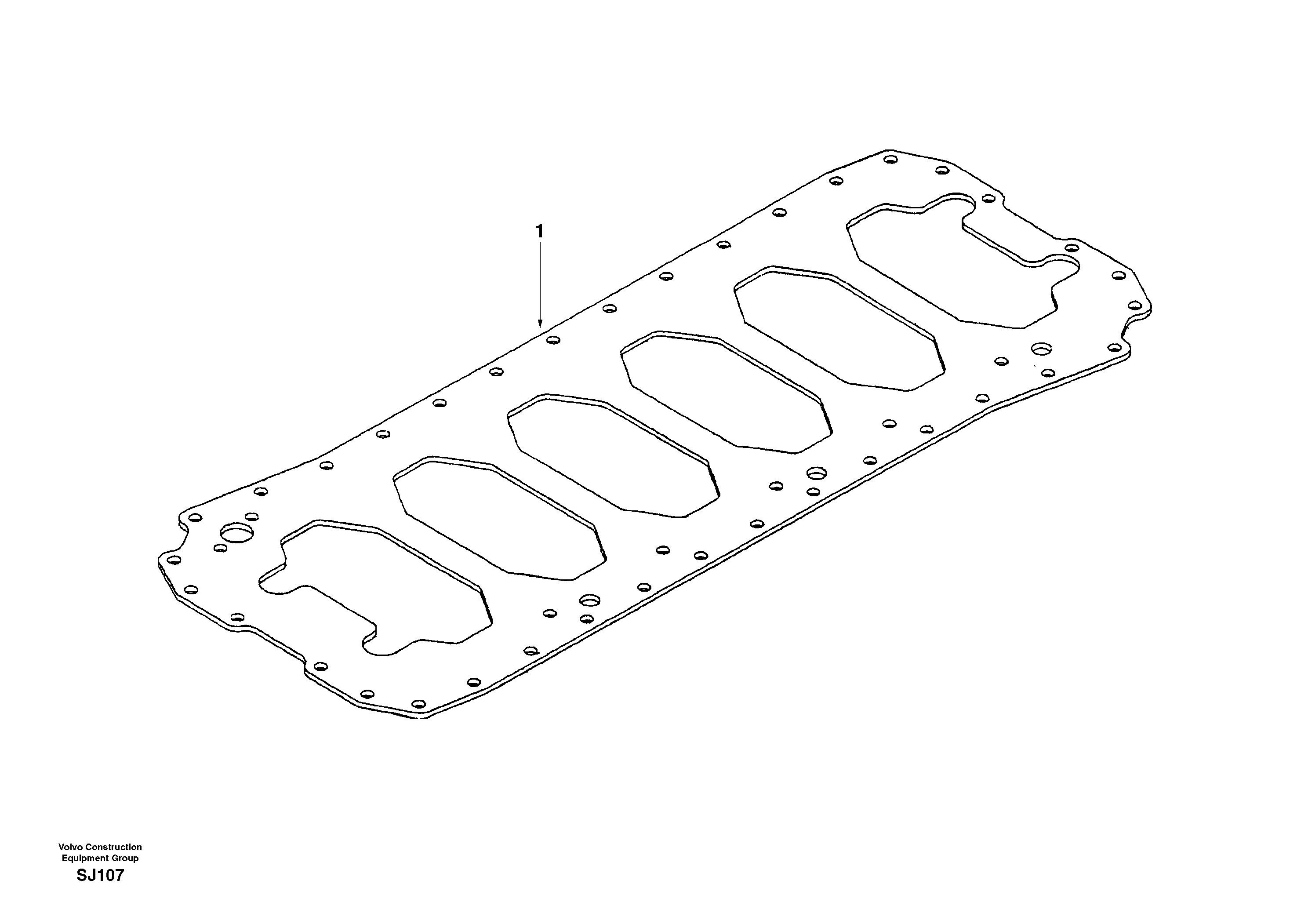 Схема запчастей Volvo EW170 - 26049 Noise panel EW170 & EW180 SER NO 3031-