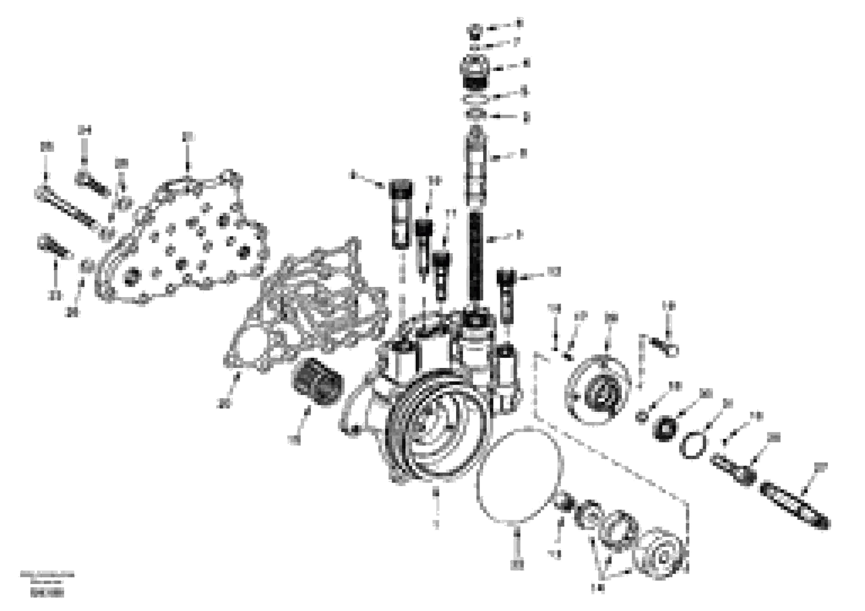 Схема запчастей Volvo EW170 - 102211 Gear shift sensor EW170 SER NO 3031-