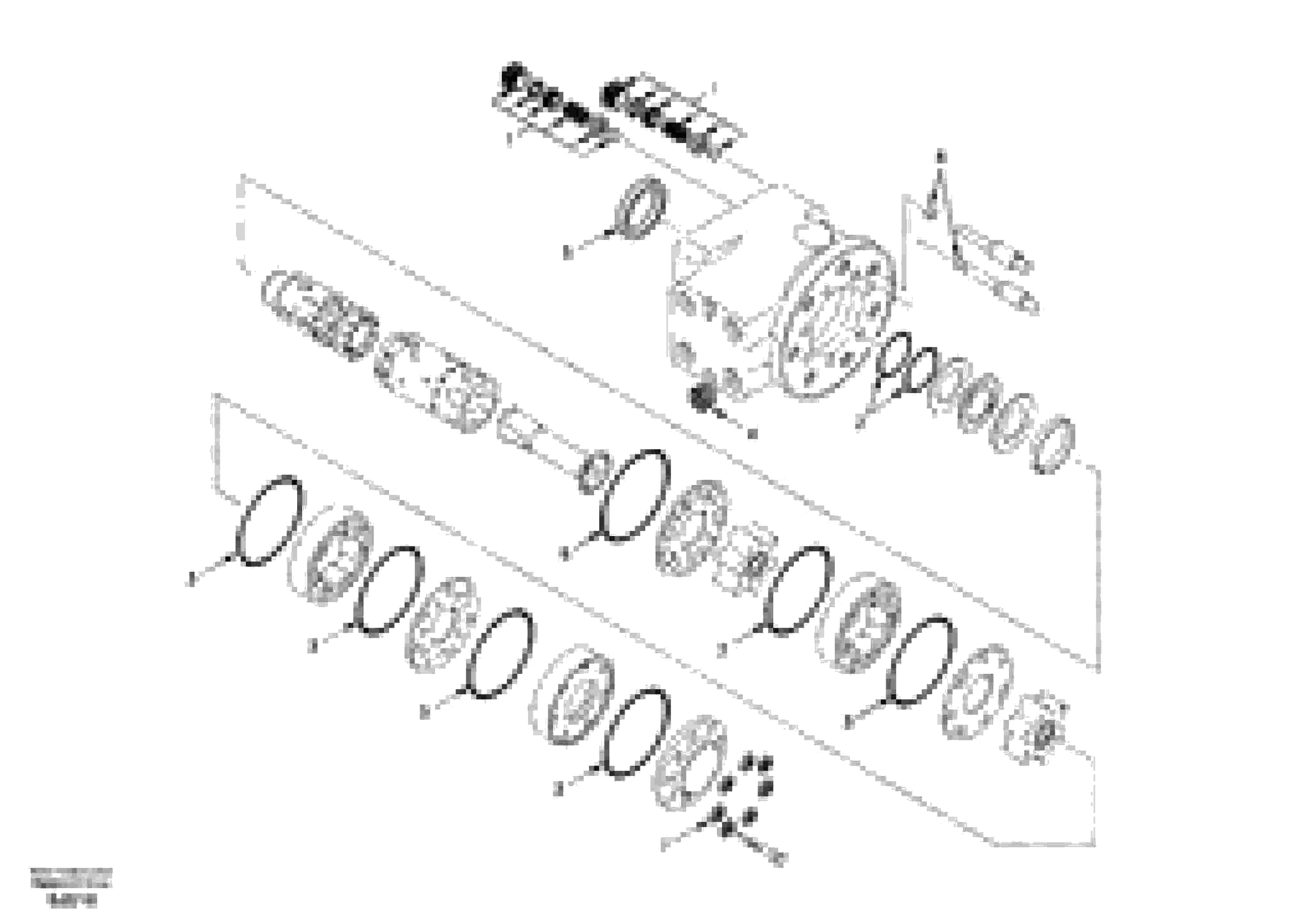 Схема запчастей Volvo EW170 - 40728 Steering unit EW170 & EW180 SER NO 3031-