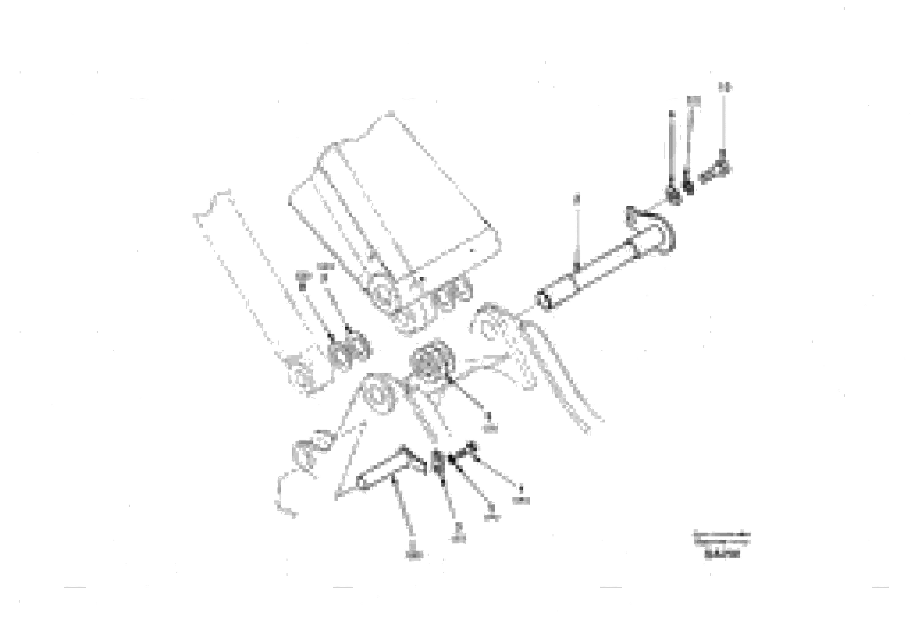 Схема запчастей Volvo EC210 - 33196 Links to boom and boom cylinder mounting EC210