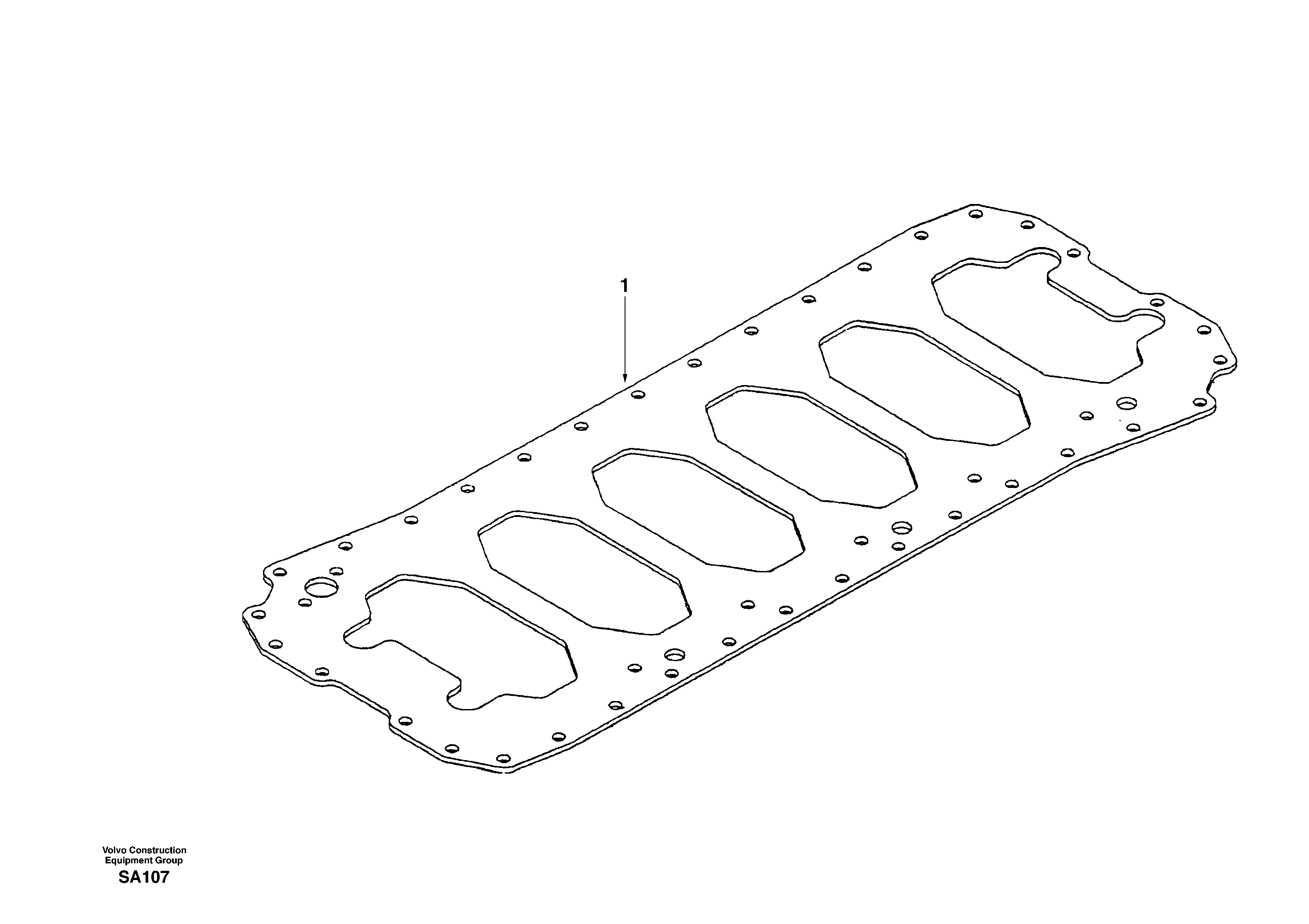 Схема запчастей Volvo EC210 - 17208 Noise panel EC210