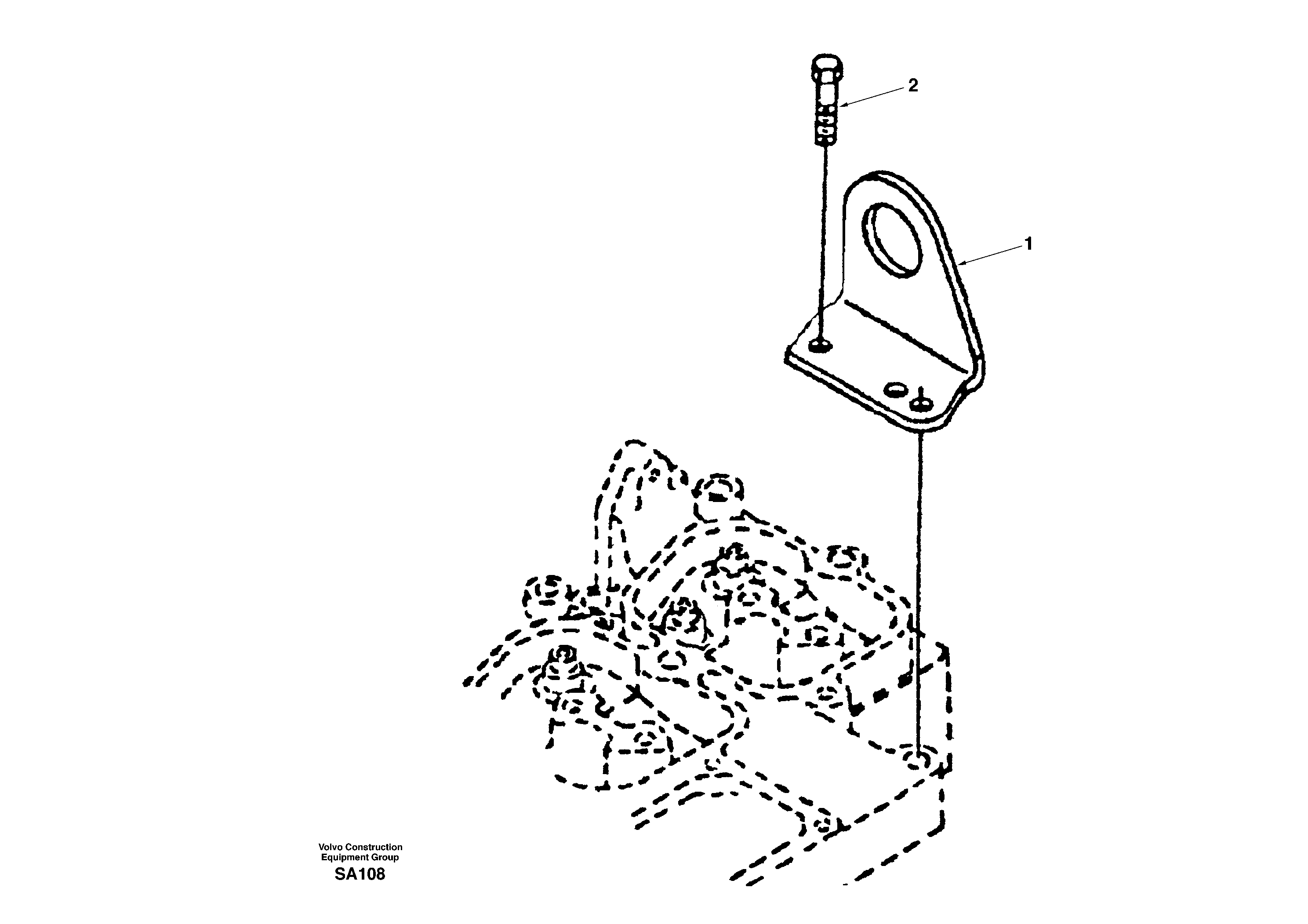 Схема запчастей Volvo EC210 - 17209 Lifting eye EC210