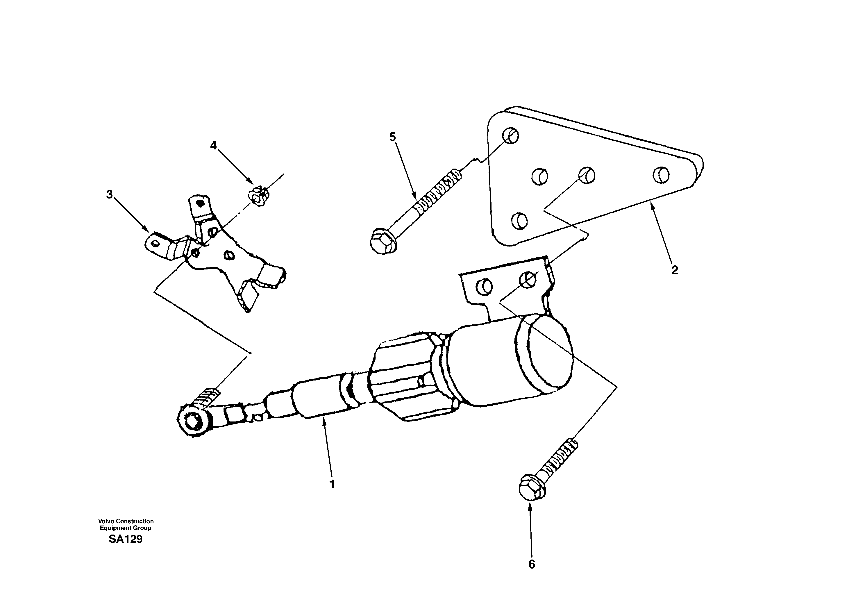 Схема запчастей Volvo EC210 - 11353 Fuel shut-off valve EC210