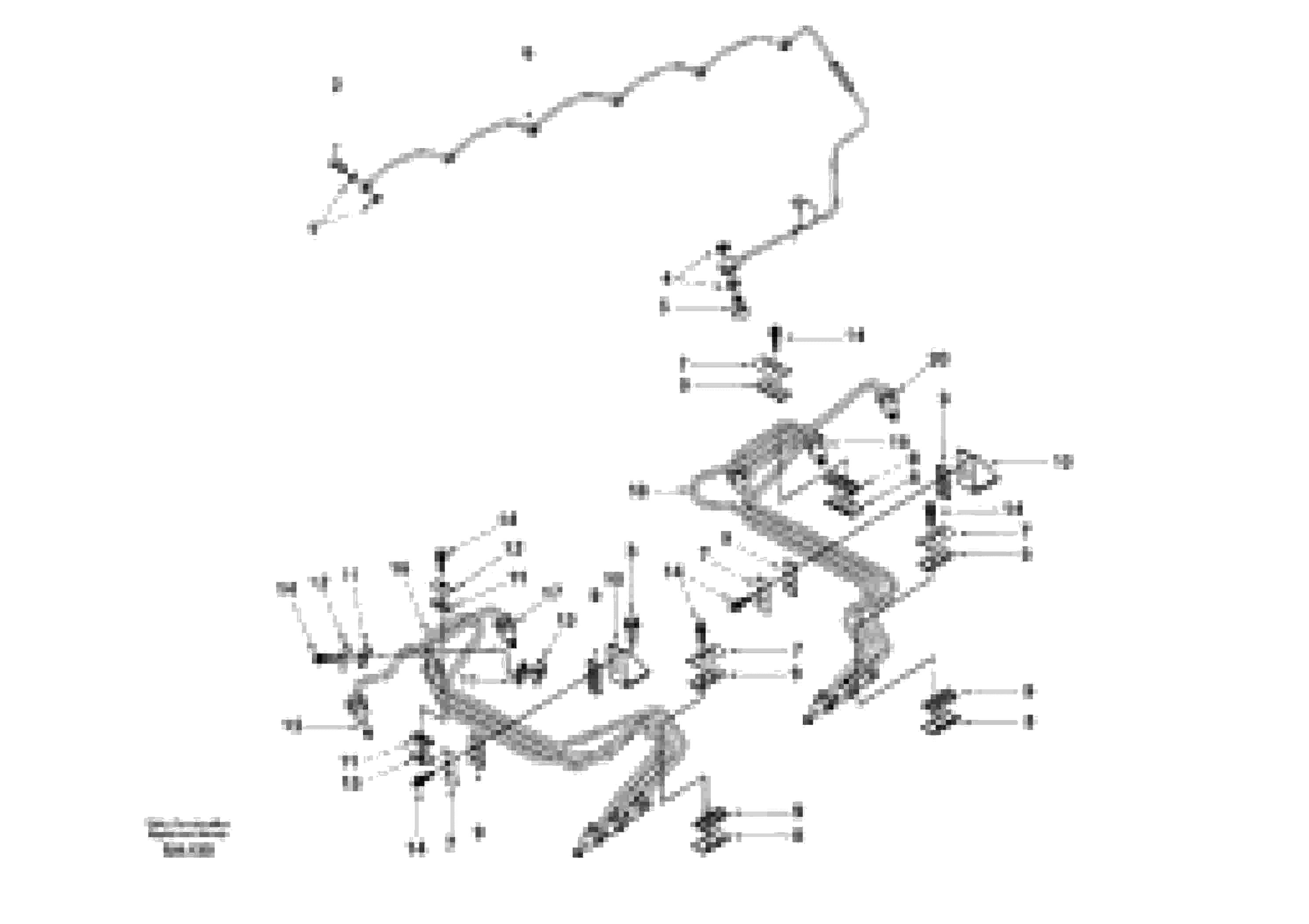 Схема запчастей Volvo EC210 - 29413 Fuel pipes-injector EC210