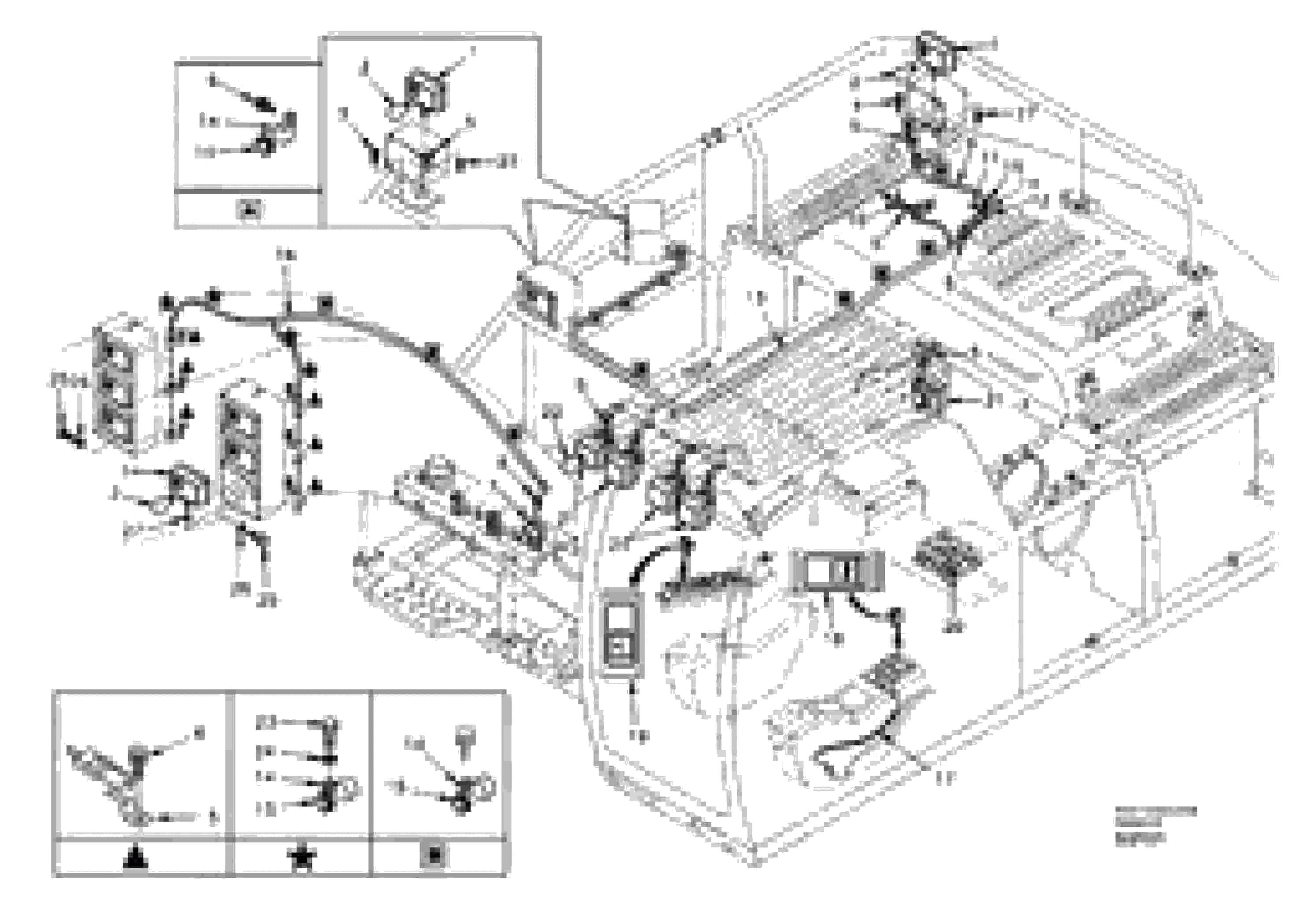 Схема запчастей Volvo EC210 - 17443 Work lights, extra EC210 APPENDIX FORESTRY VERSION