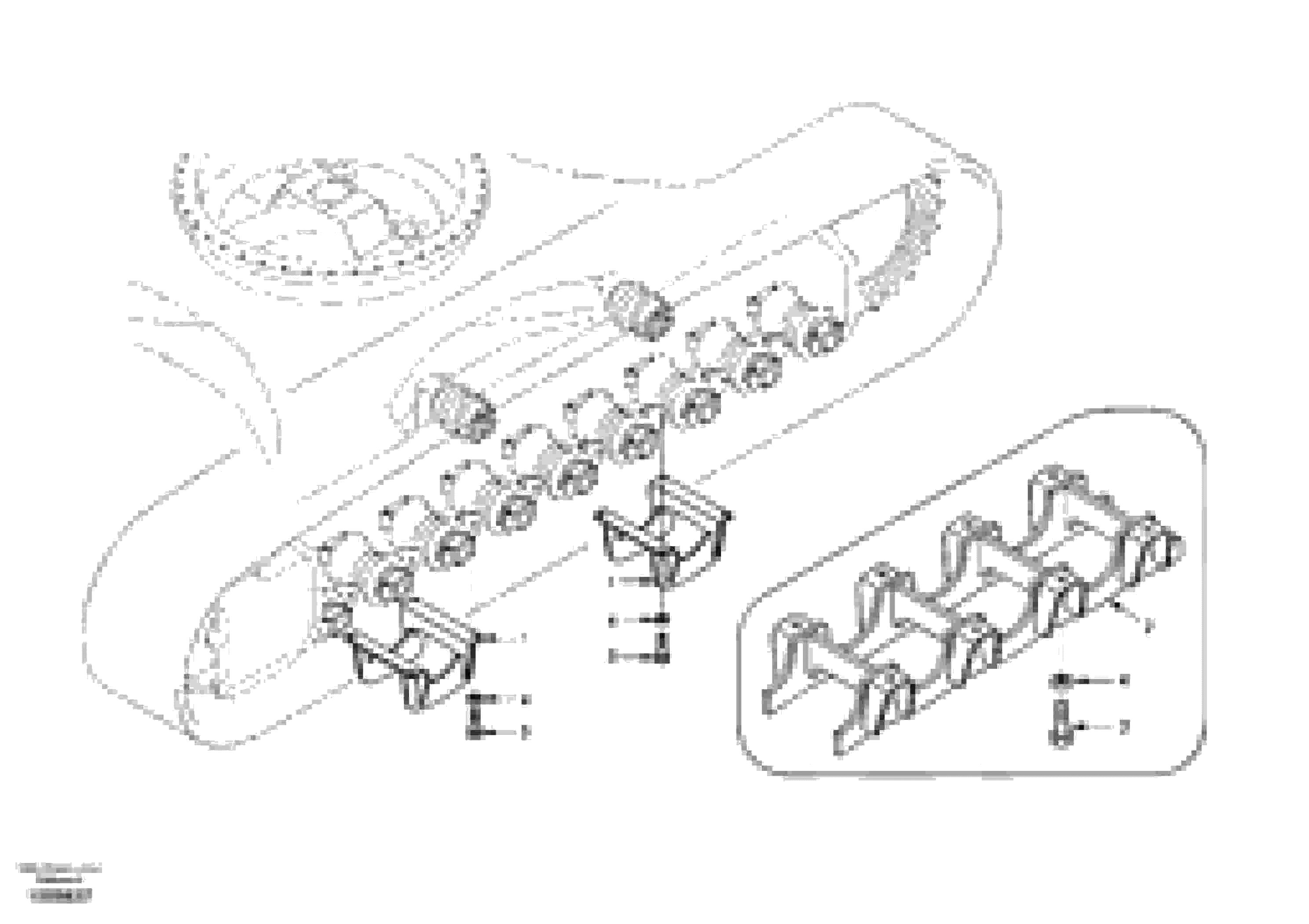 Схема запчастей Volvo EC210 - 40909 Undercarriage, track guards EC210