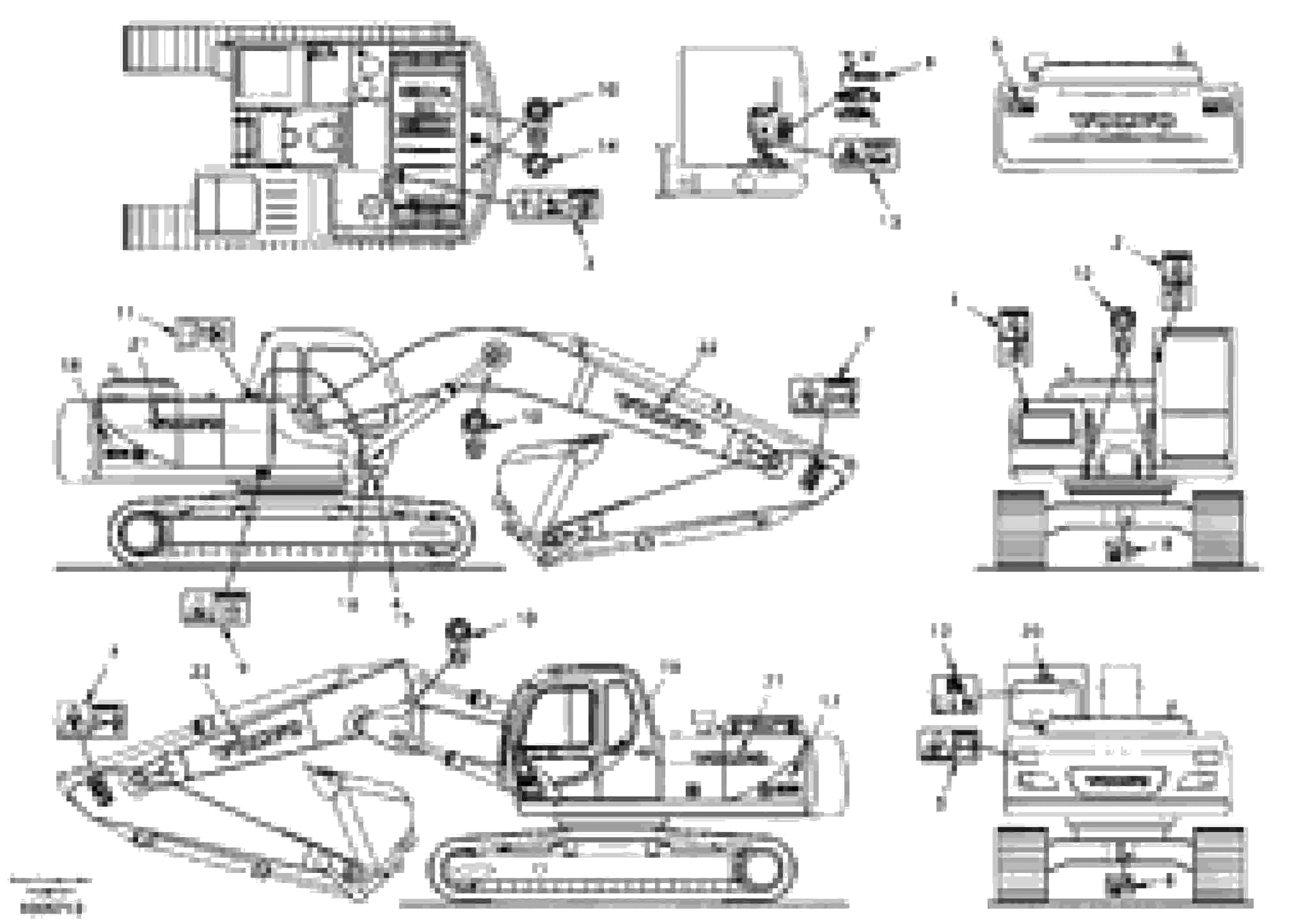 Схема запчастей Volvo EC210 - 37398 Decal, outer location EC210