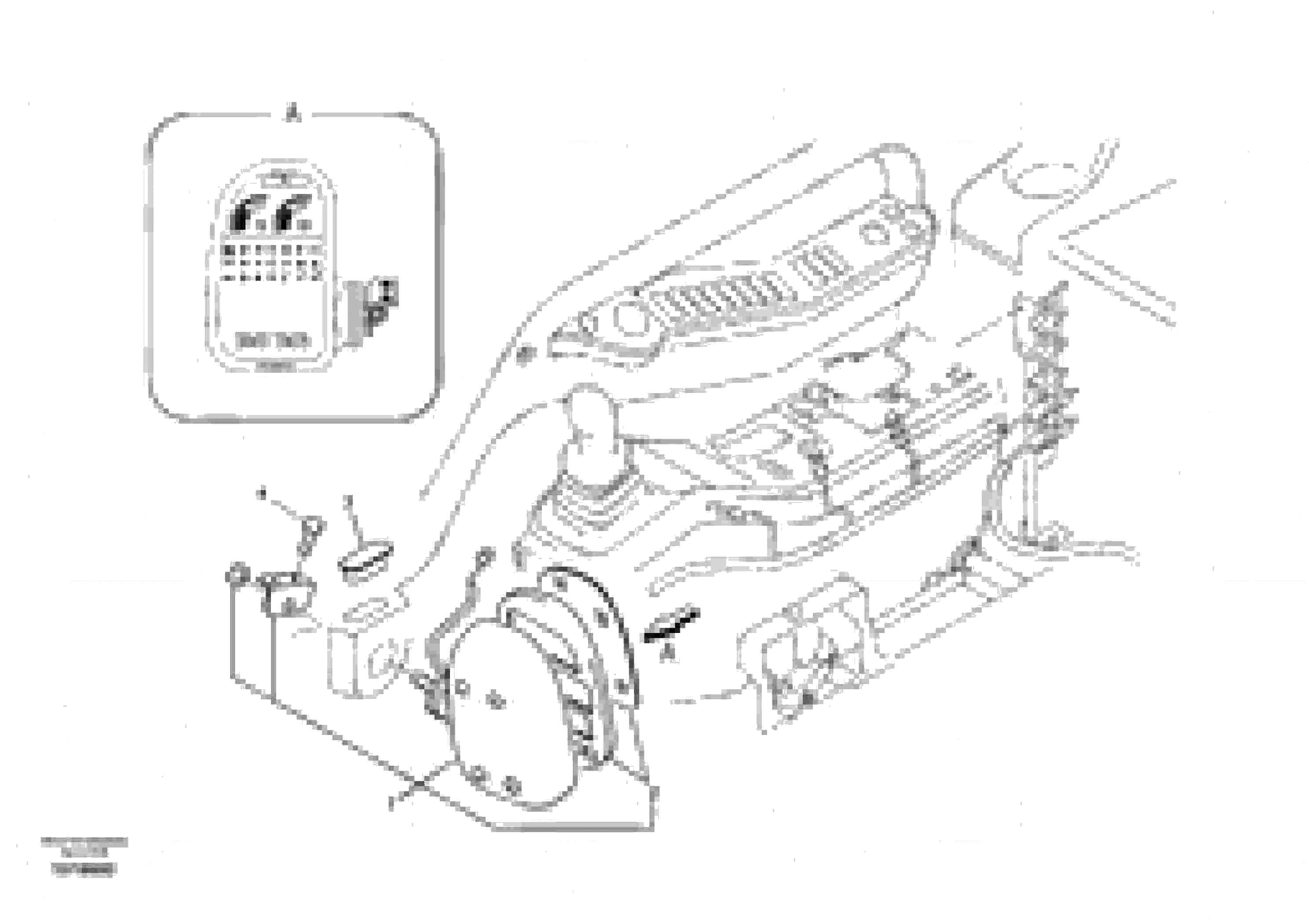 Схема запчастей Volvo EC460B - 8271 Instrument panel, warning unit and information unit EC460B SER NO INT 11515- EU&NA 80001-