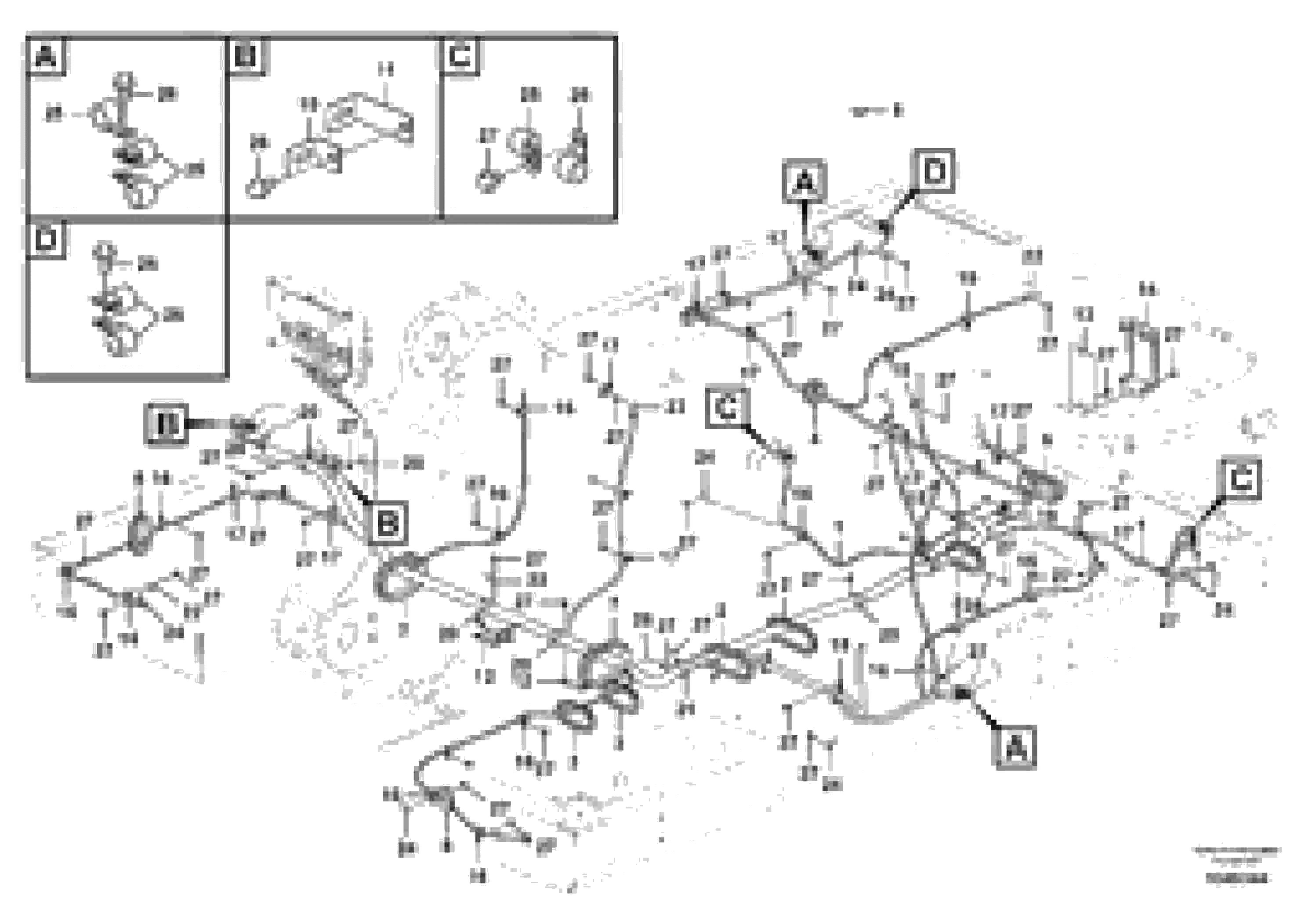 Схема запчастей Volvo EC460B - 94060 Cable and wire harness, main EC460B PRIME S/N 15001-/85001-