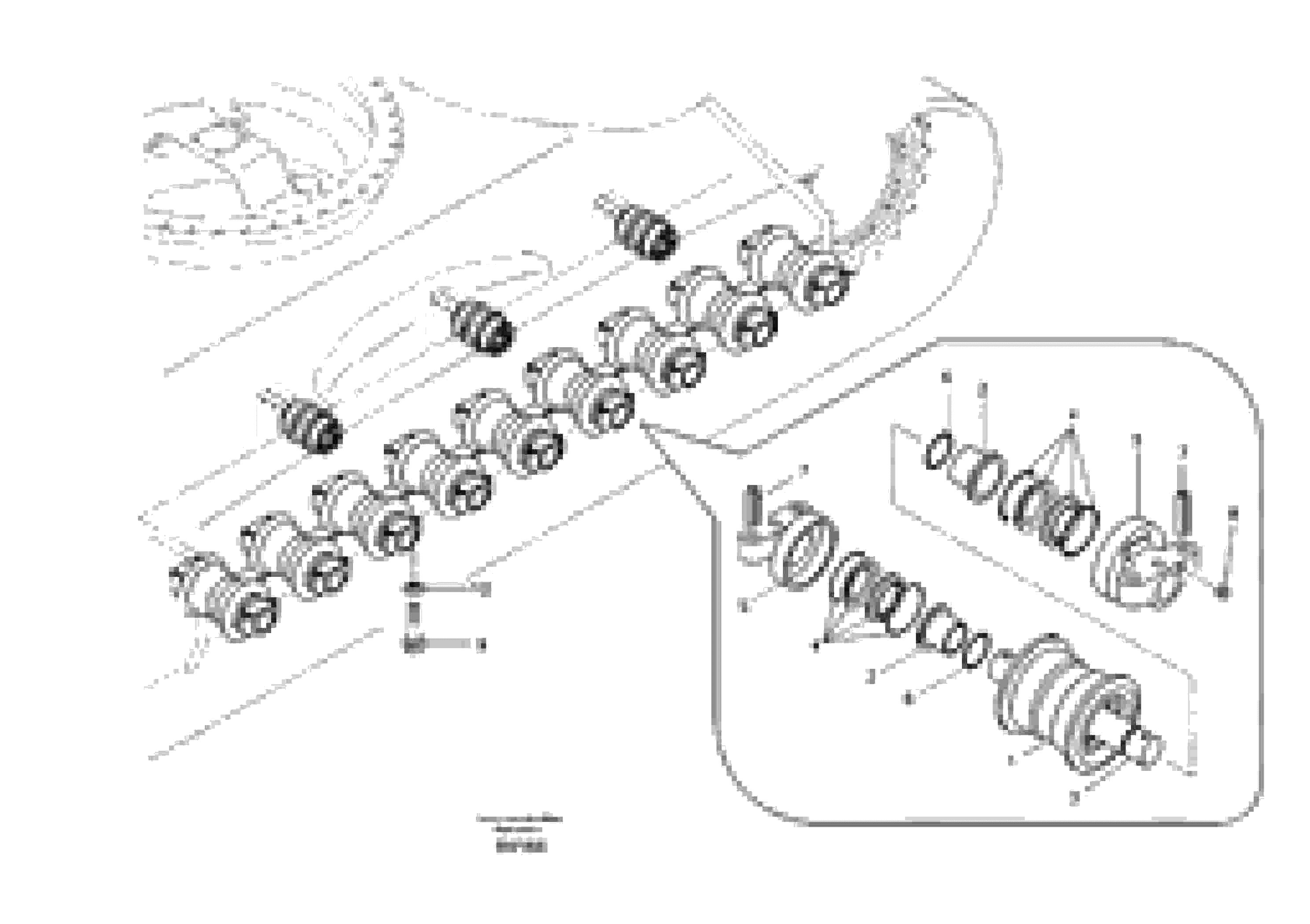 Схема запчастей Volvo EC460B - 3737 Bottom roller EC460B