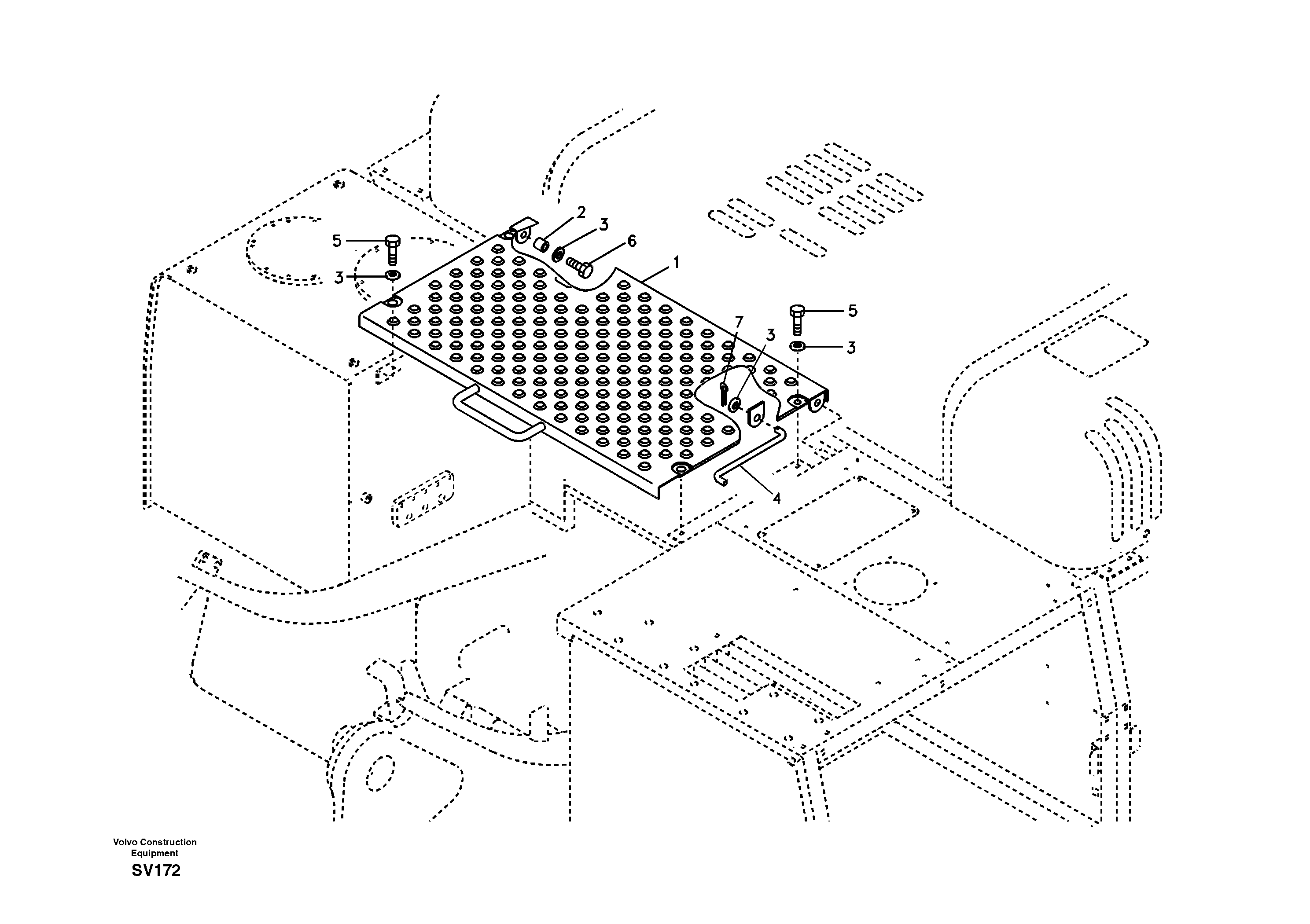 Схема запчастей Volvo EC460B - 10312 Cover, control valve EC460B