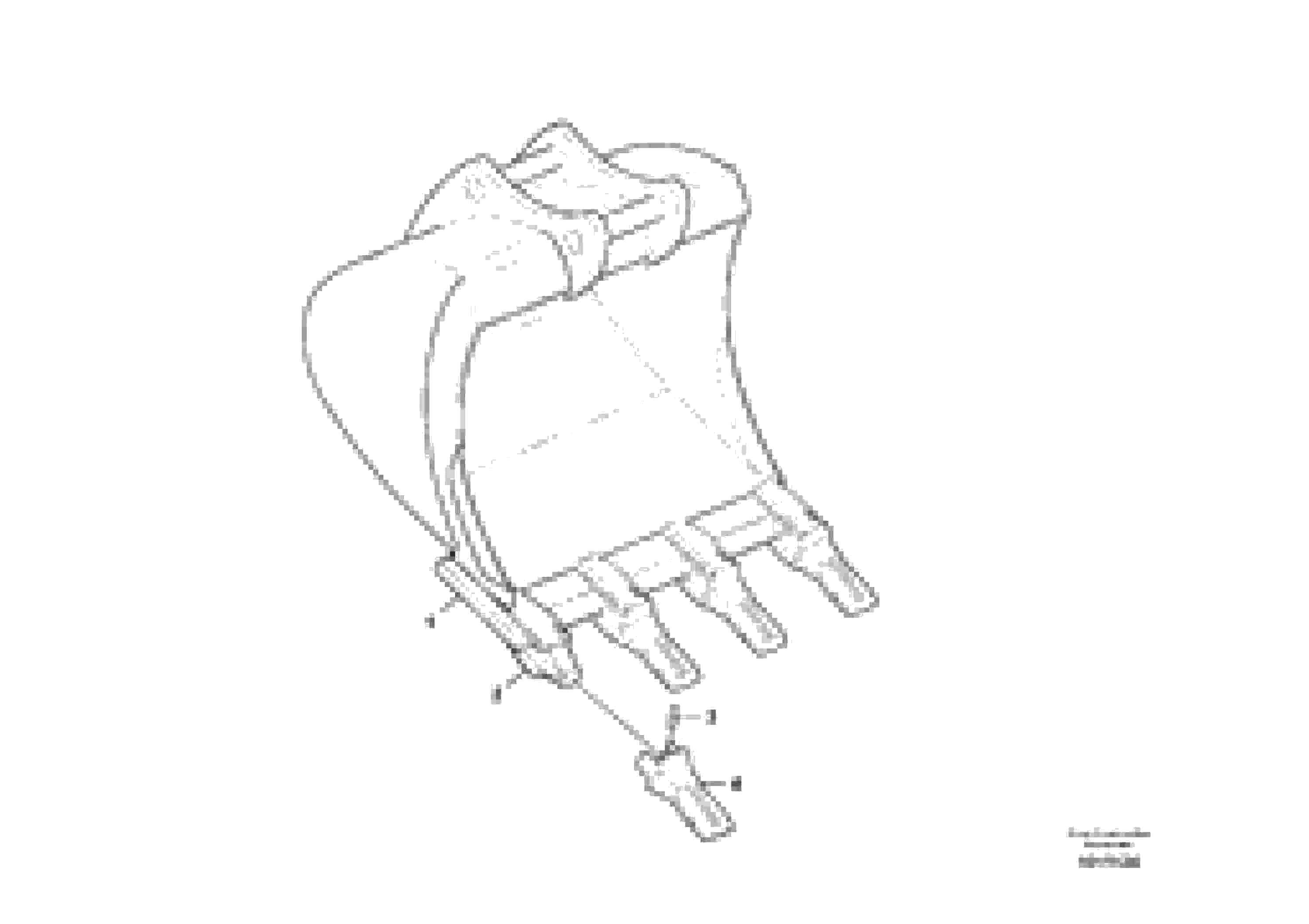 Схема запчастей Volvo EC460B - 52709 Buckets for Quickfit ATTACHMENTS ATTACHMENTS EXCAVATORS BUCKETS&HAMMERS, GEN. B/C