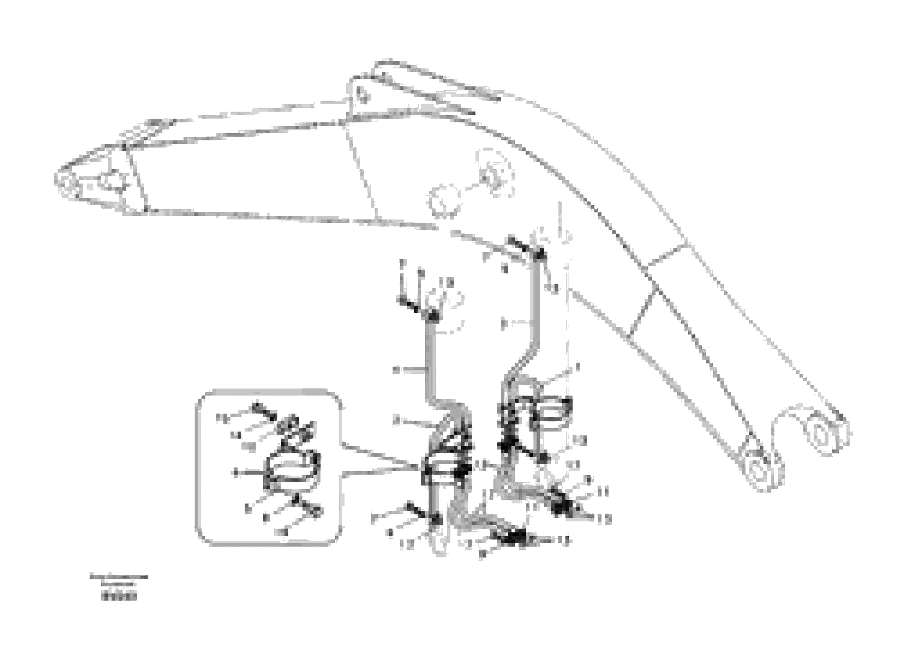 Схема запчастей Volvo EC460B - 74838 Working hydraulic, boom cylinder EC460B SER NO INT 11515- EU&NA 80001-