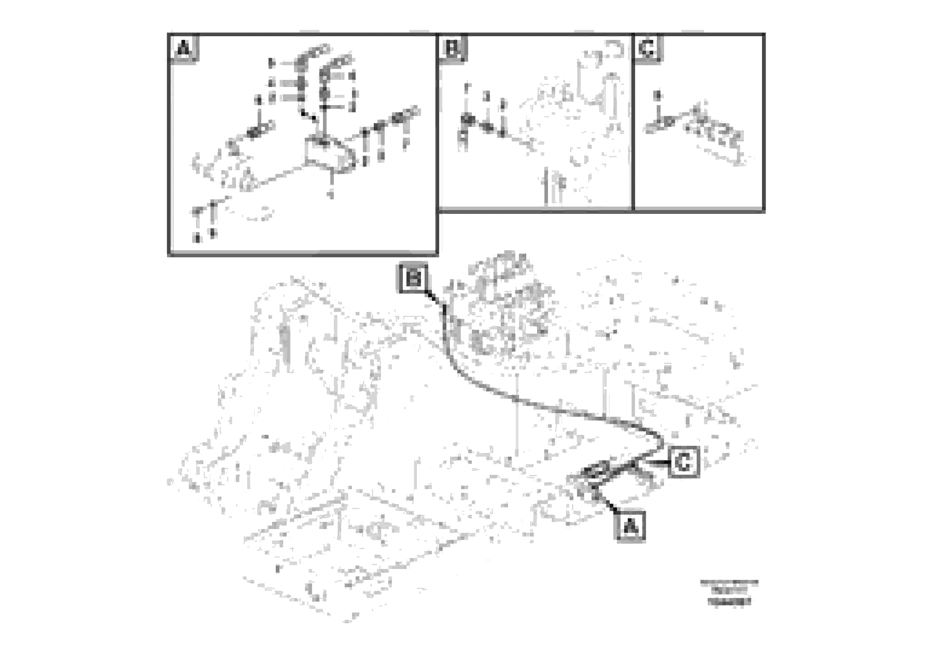 Схема запчастей Volvo EC460B - 96421 Working hydraulic, hammer and shear for 2nd pump flow EC460B PRIME S/N 15001-/85001-