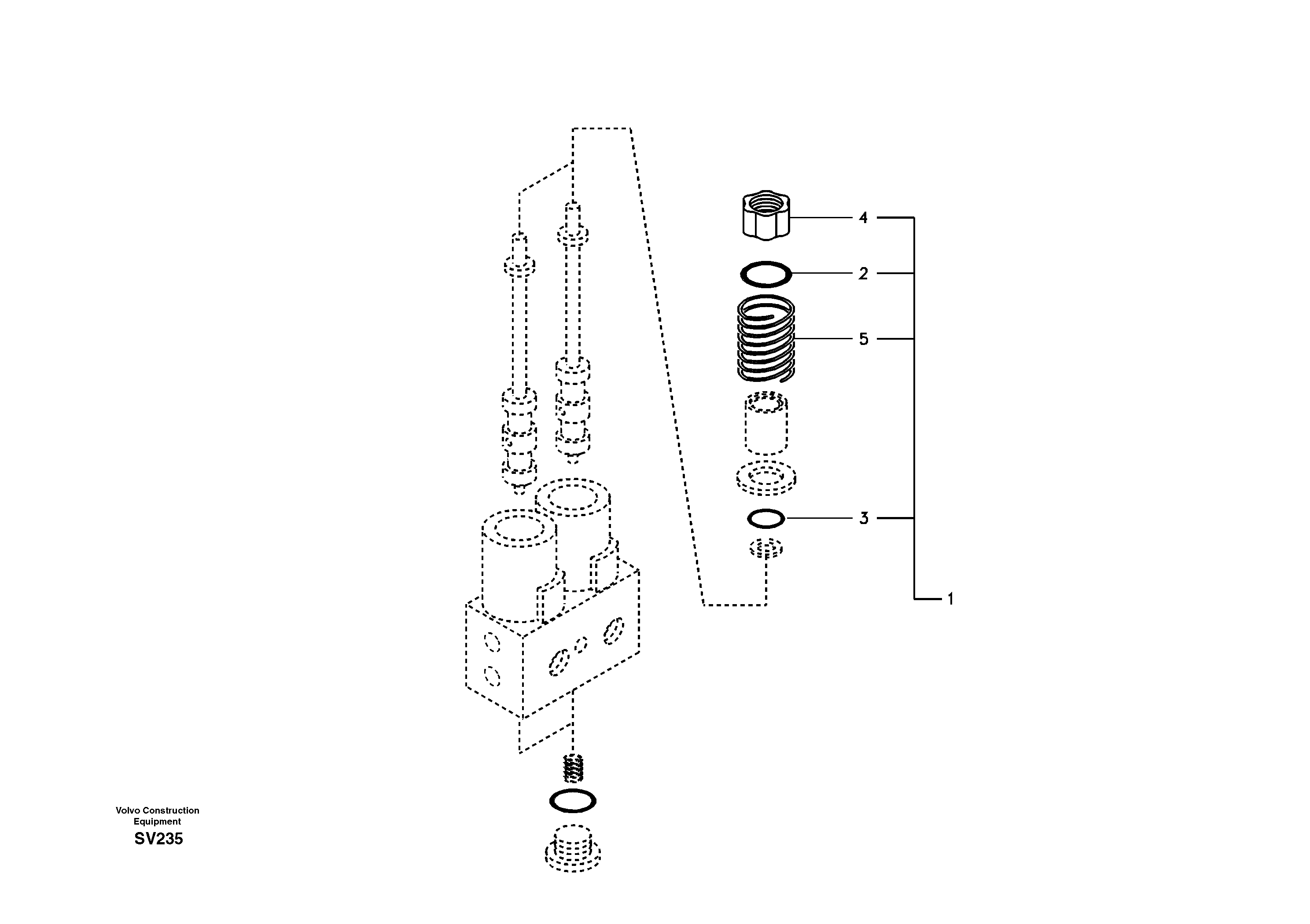 Схема запчастей Volvo EC460B - 98647 Servo system, solenoid valve EC460B