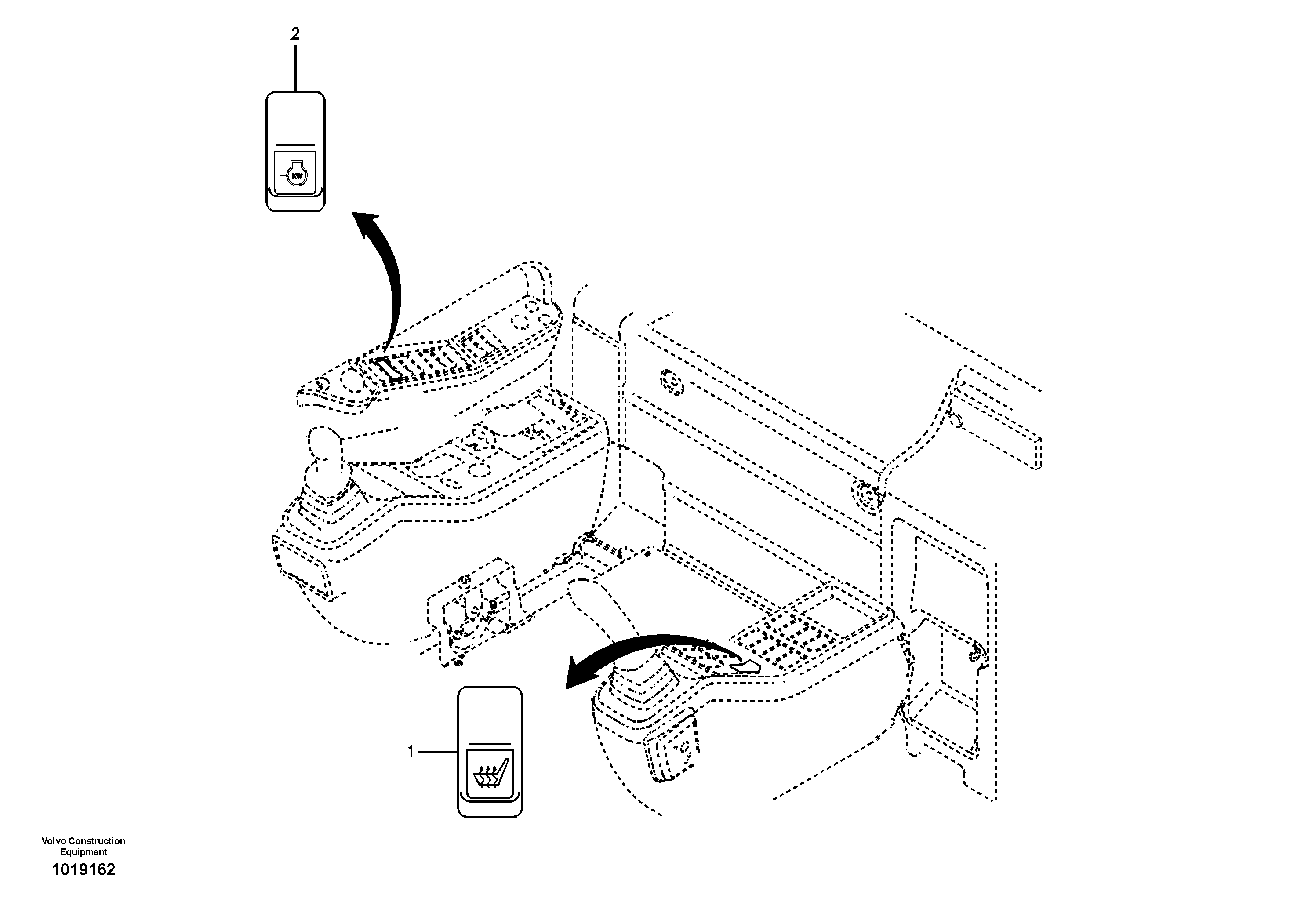 Схема запчастей Volvo EC700B - 25623 Switch, quickfit control EC700B