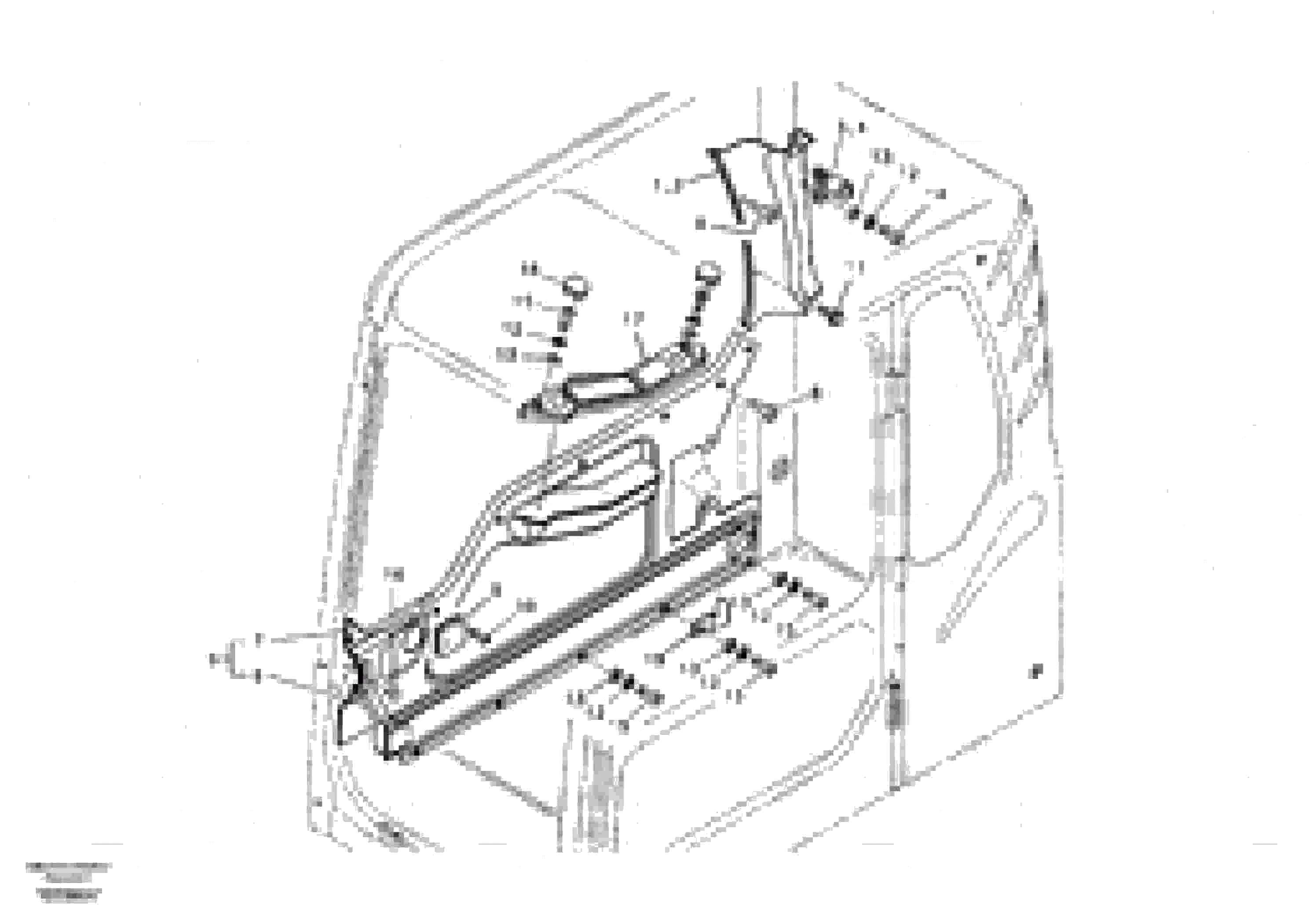 Схема запчастей Volvo EC700B - 45867 Operators cab EC700B