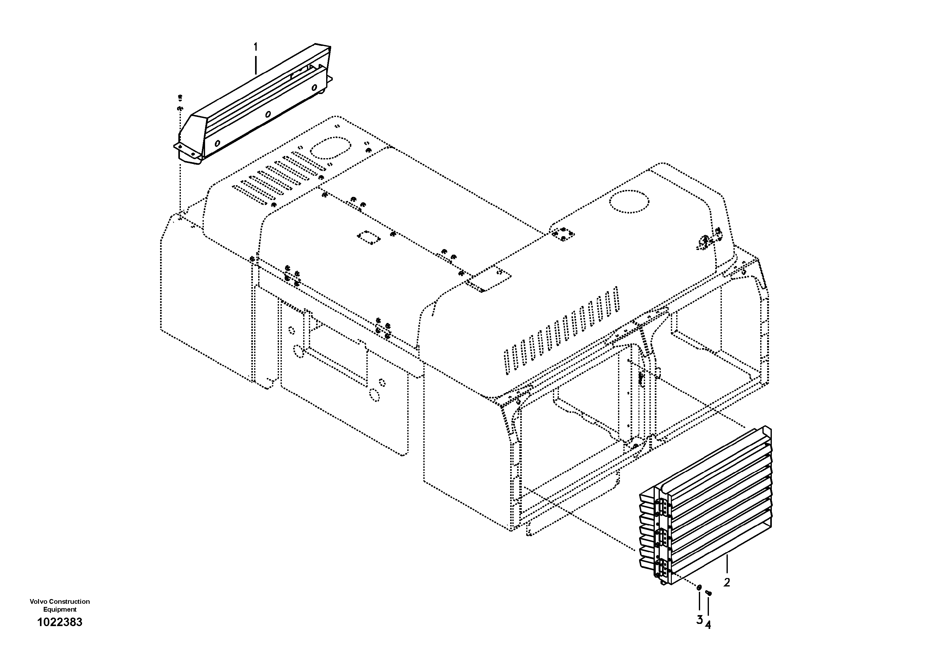 Схема запчастей Volvo EC700B - 24556 Noise protection, low noise kit EC700B