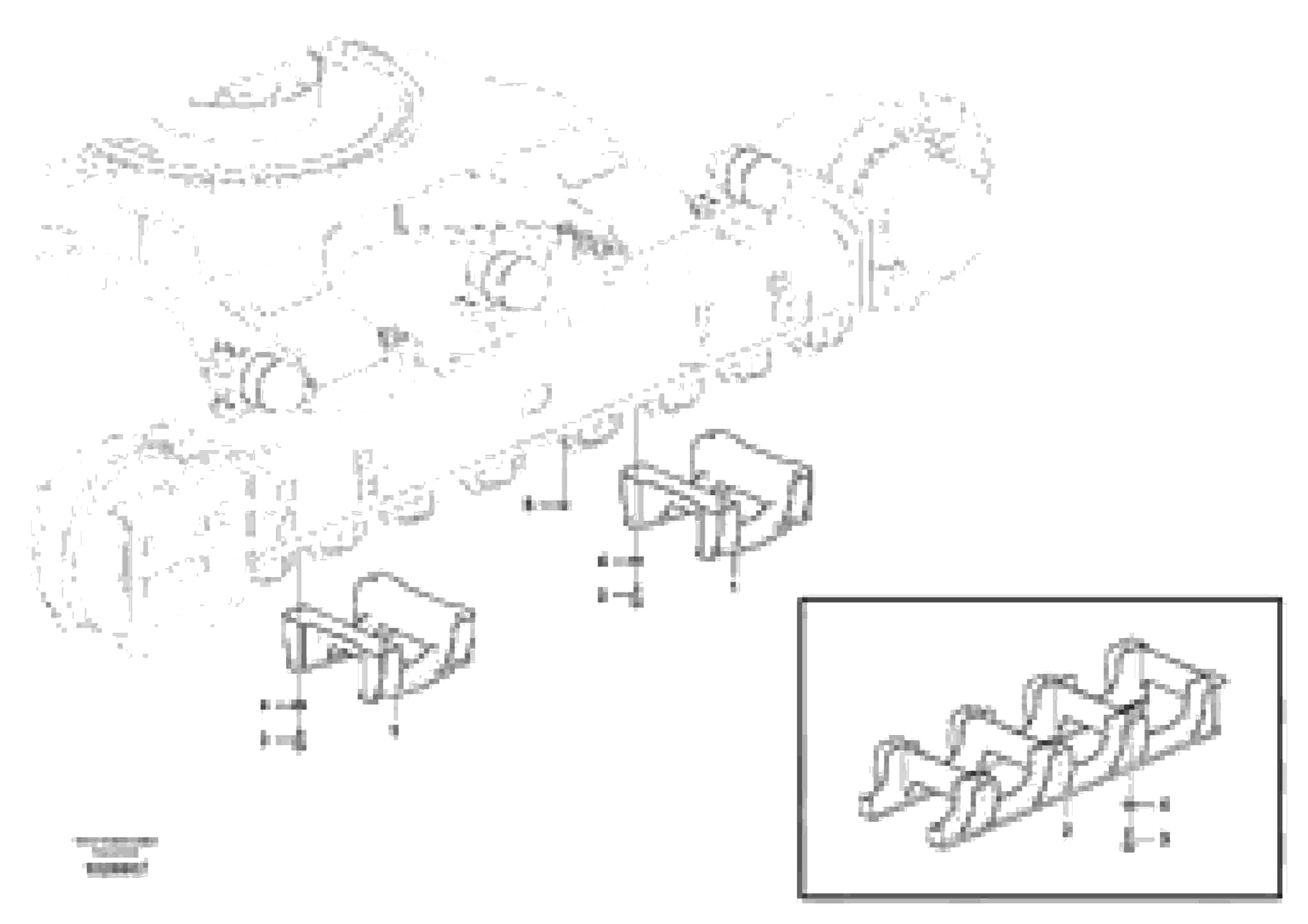 Схема запчастей Volvo EC700B - 54786 Undercarriage, track guards EC700BHR HIGH REACH DEMOLITION