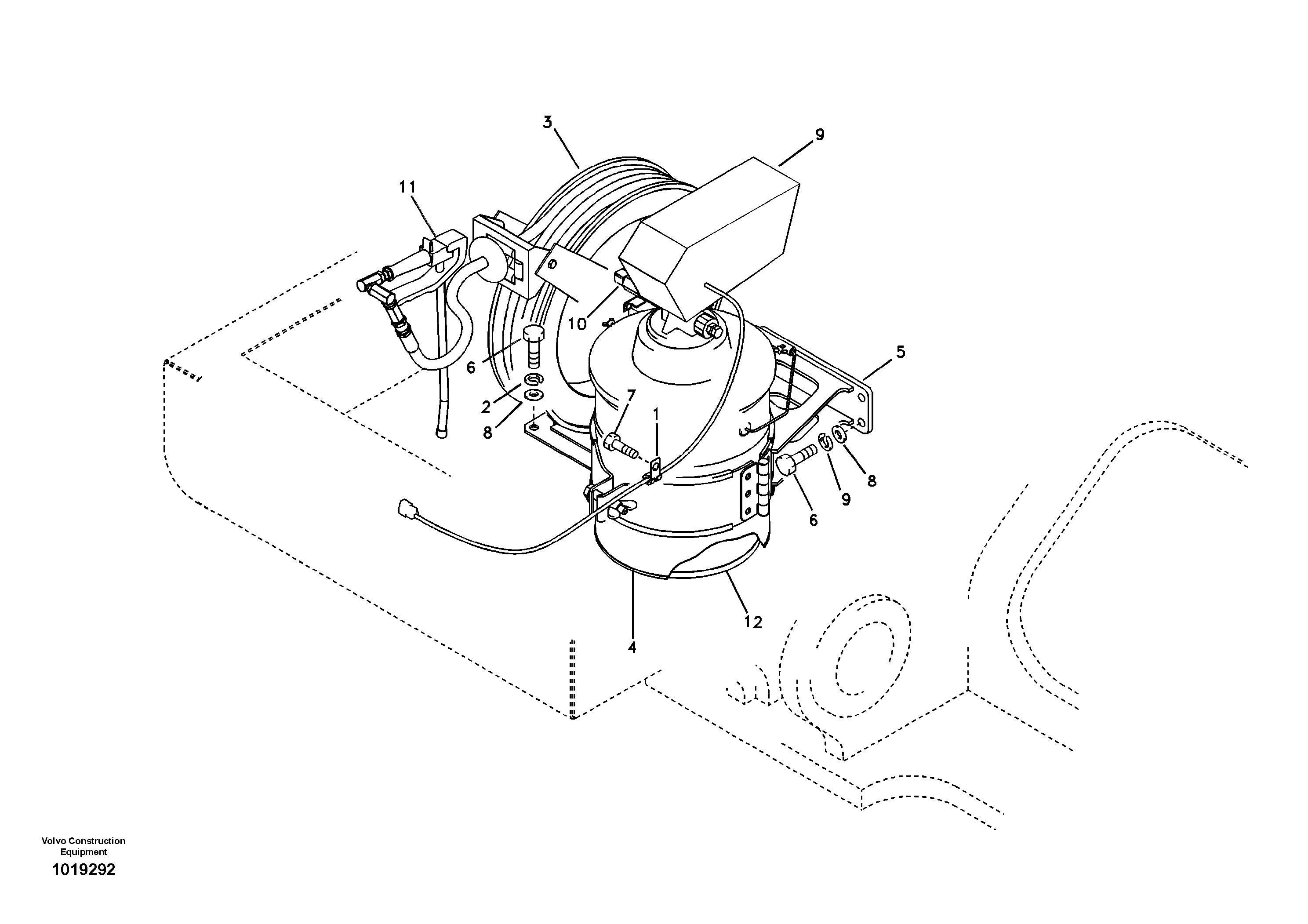 Схема запчастей Volvo EC700B - 30084 Automatic lubrication EC700B