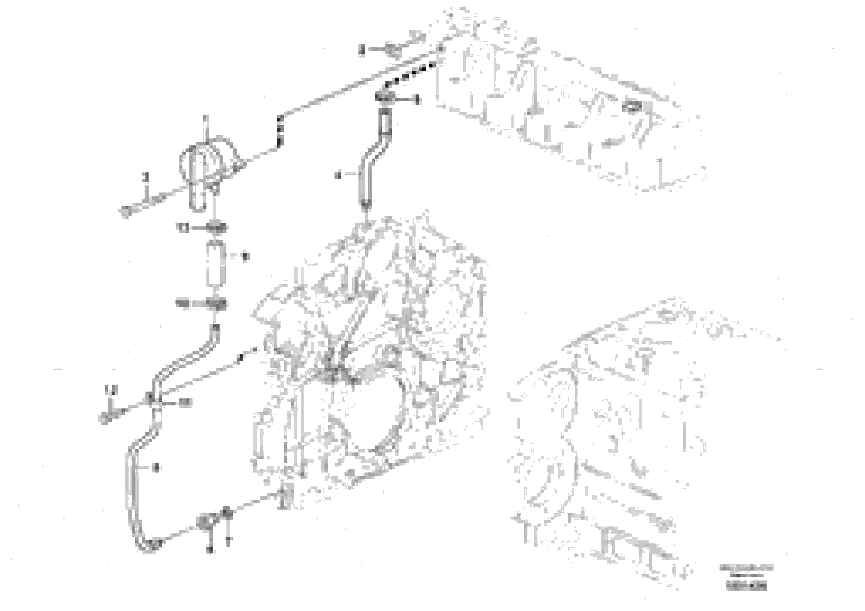 Схема запчастей Volvo EC200B PRIME S/N 30001- - 97549 Crankcase ventilation 