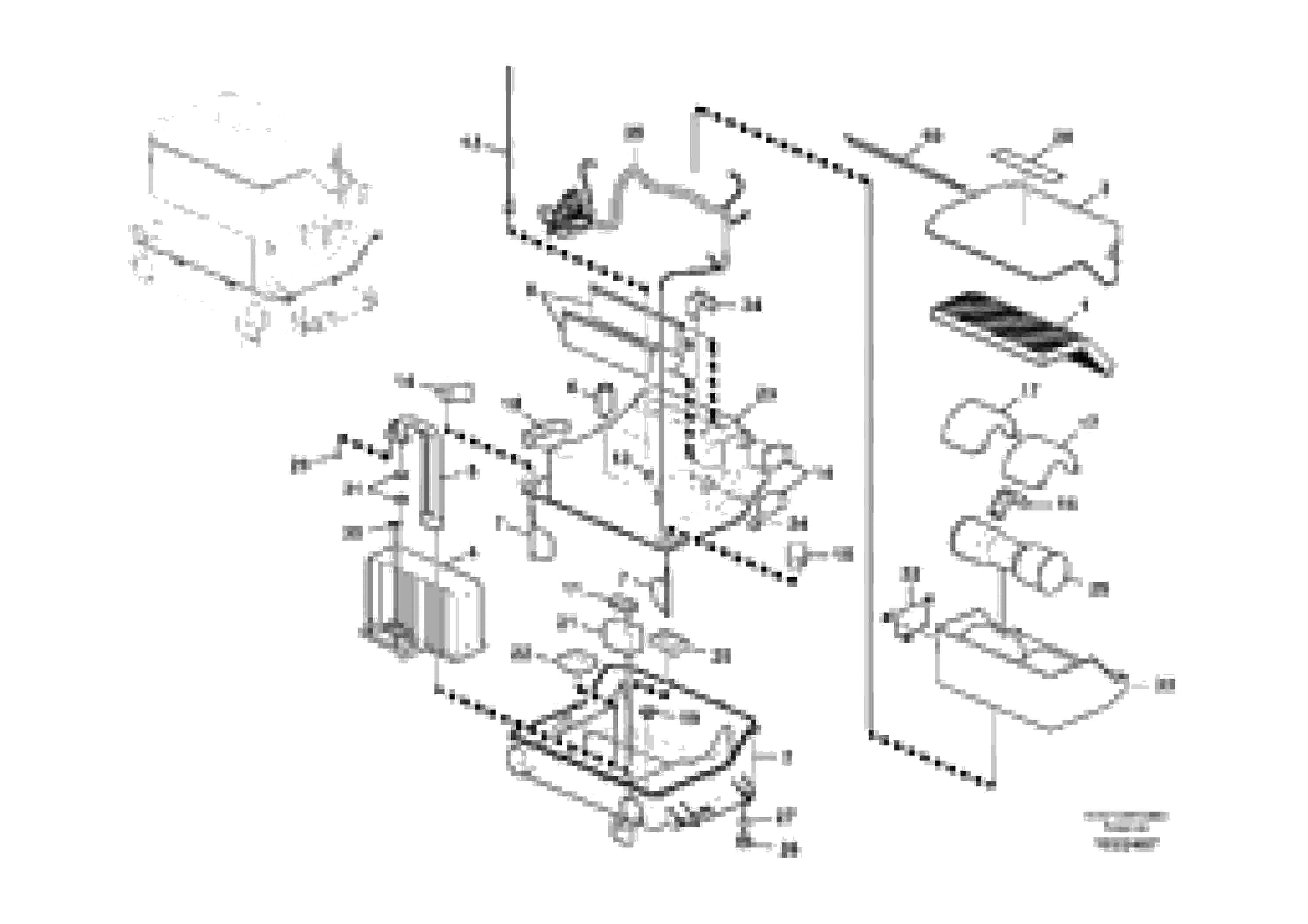 Схема запчастей Volvo EC210C - 104652 Air conditioning unit, cooling and heater EC210C