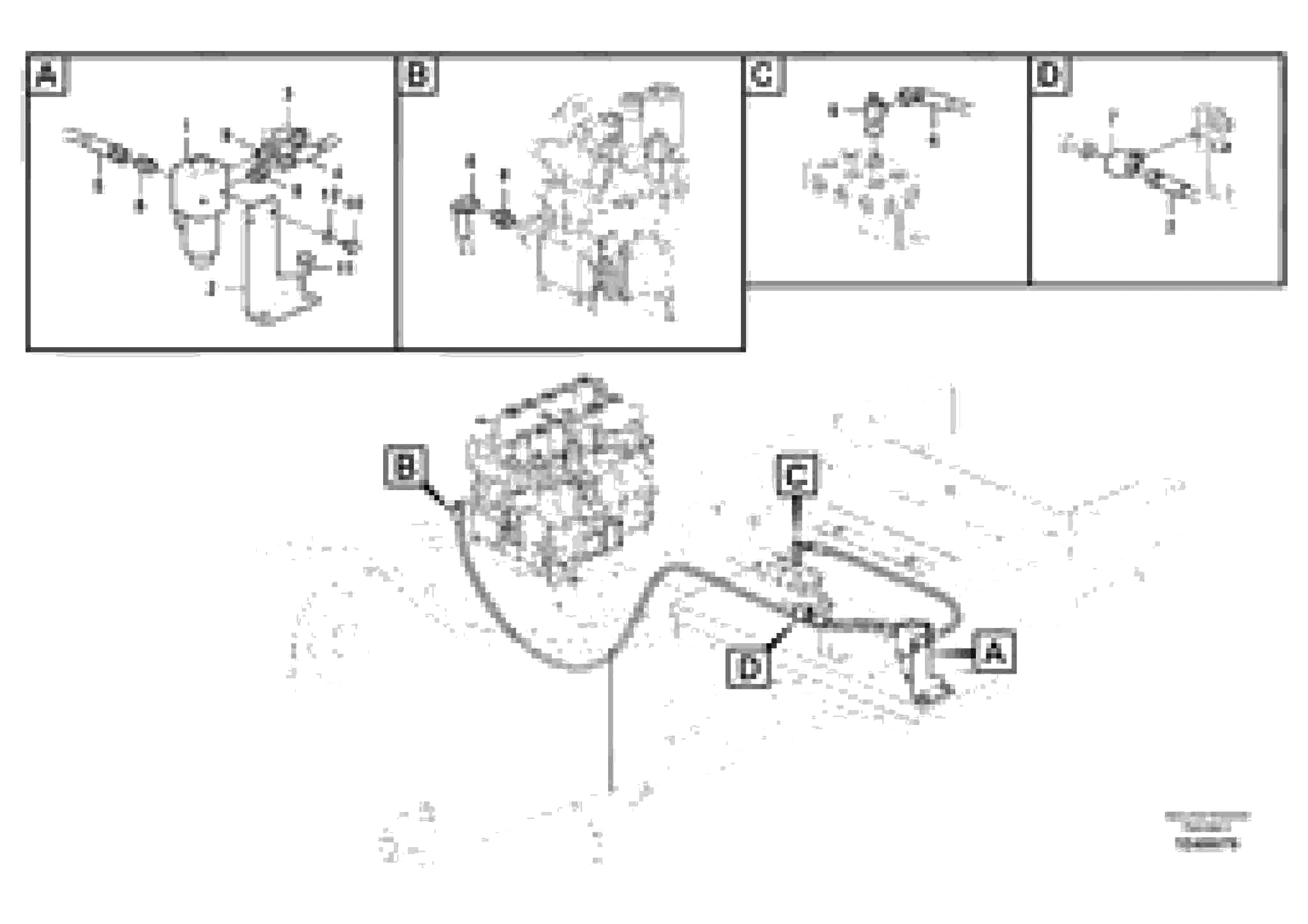 Схема запчастей Volvo EC210C - 32728 Servo system, elevating cab EC210C