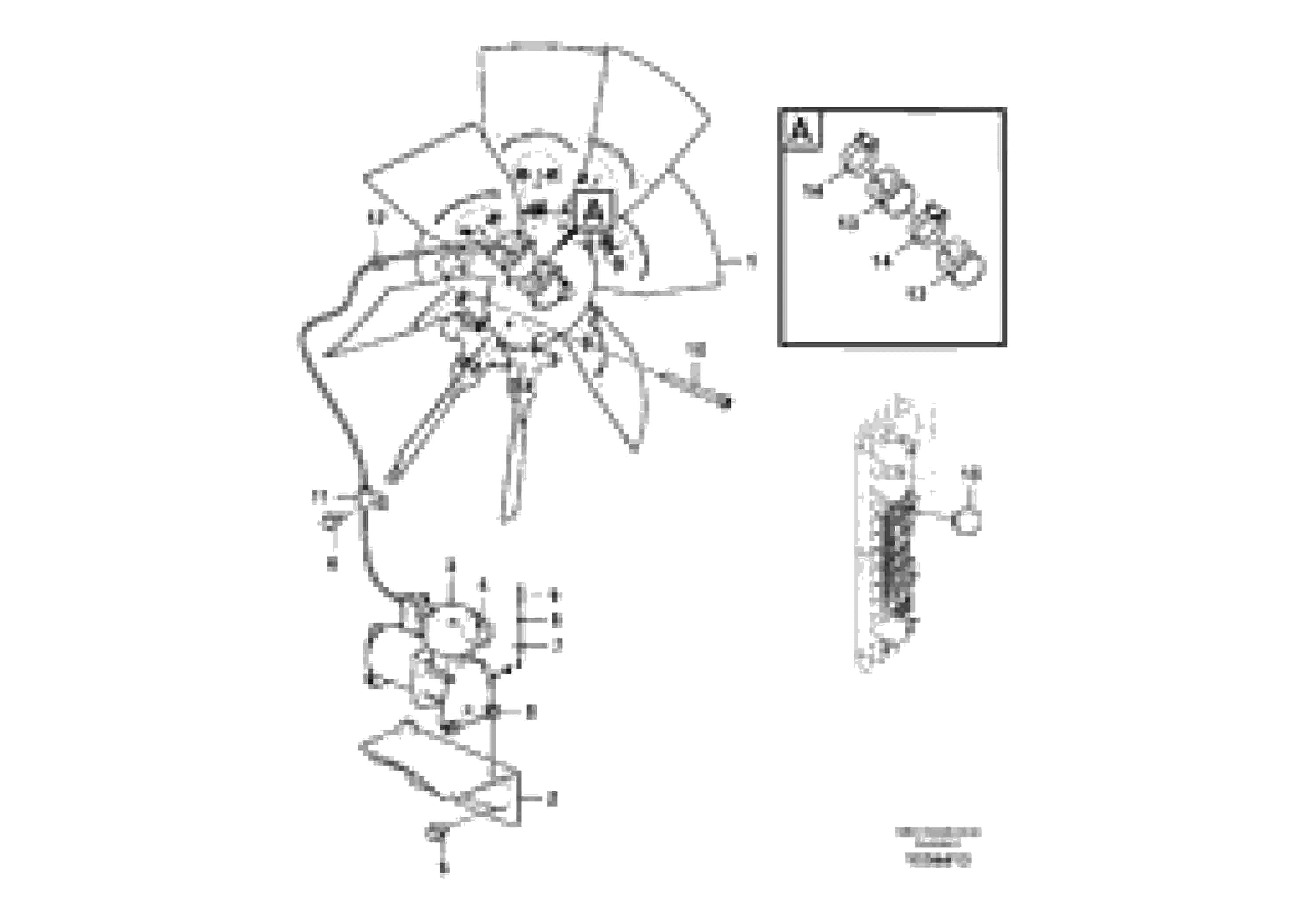 Схема запчастей Volvo EC460C - 61351 Reversible fan EC460C