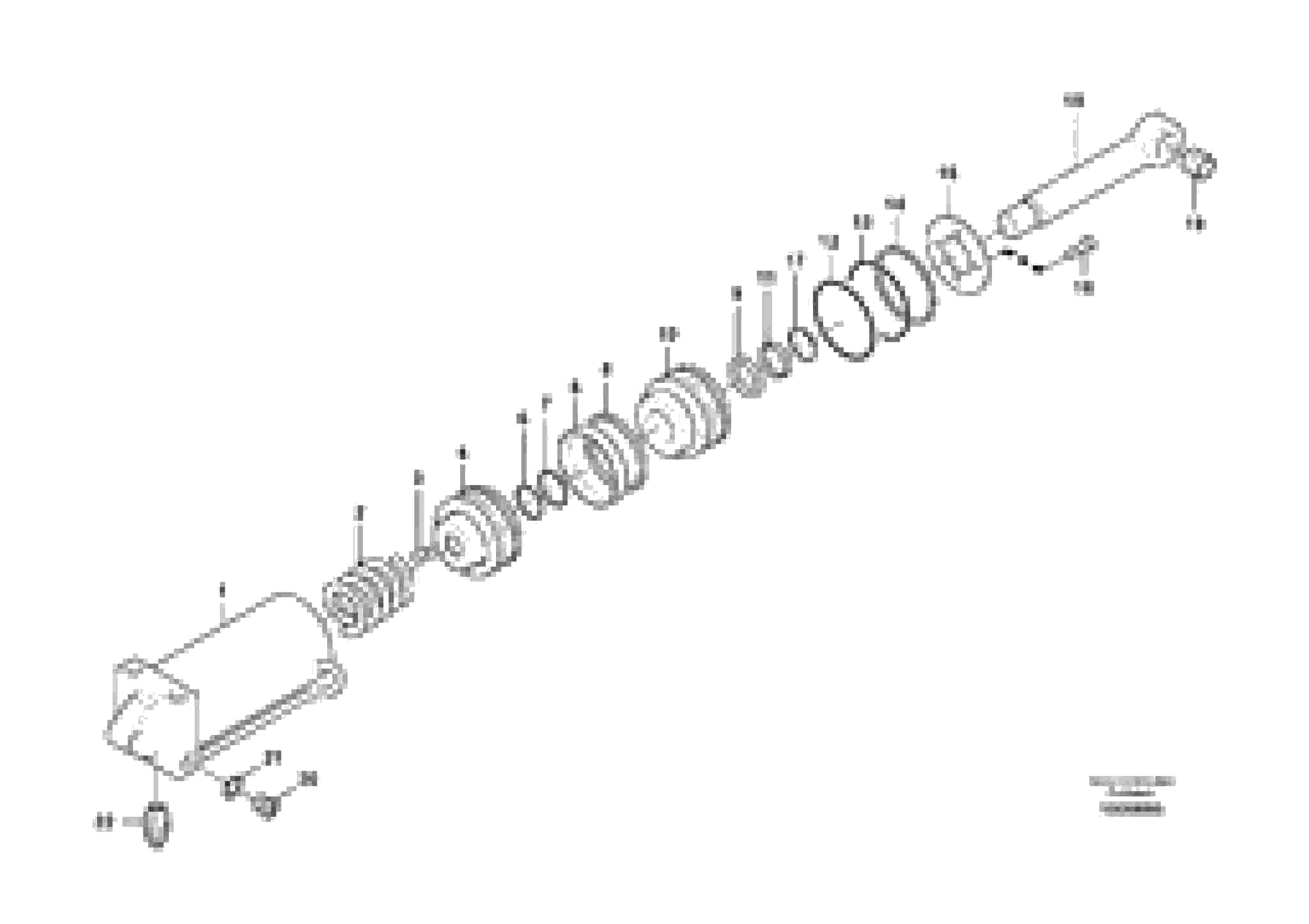 Схема запчастей Volvo EC460C - 37514 Quick fit cylinder EC460C