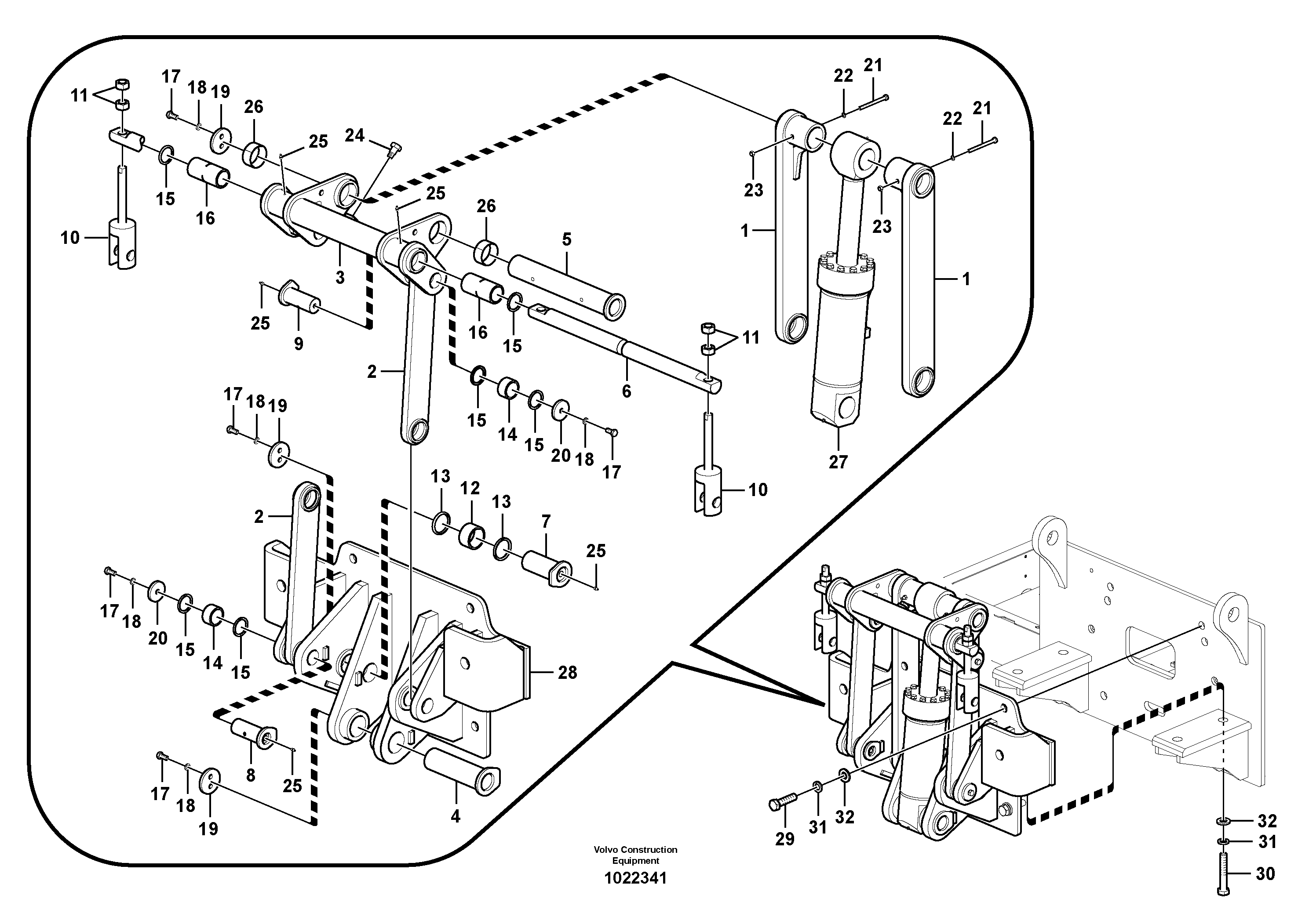 Схема запчастей Volvo EC460C - 79193 Removal Counterweight, Assembly EC460C