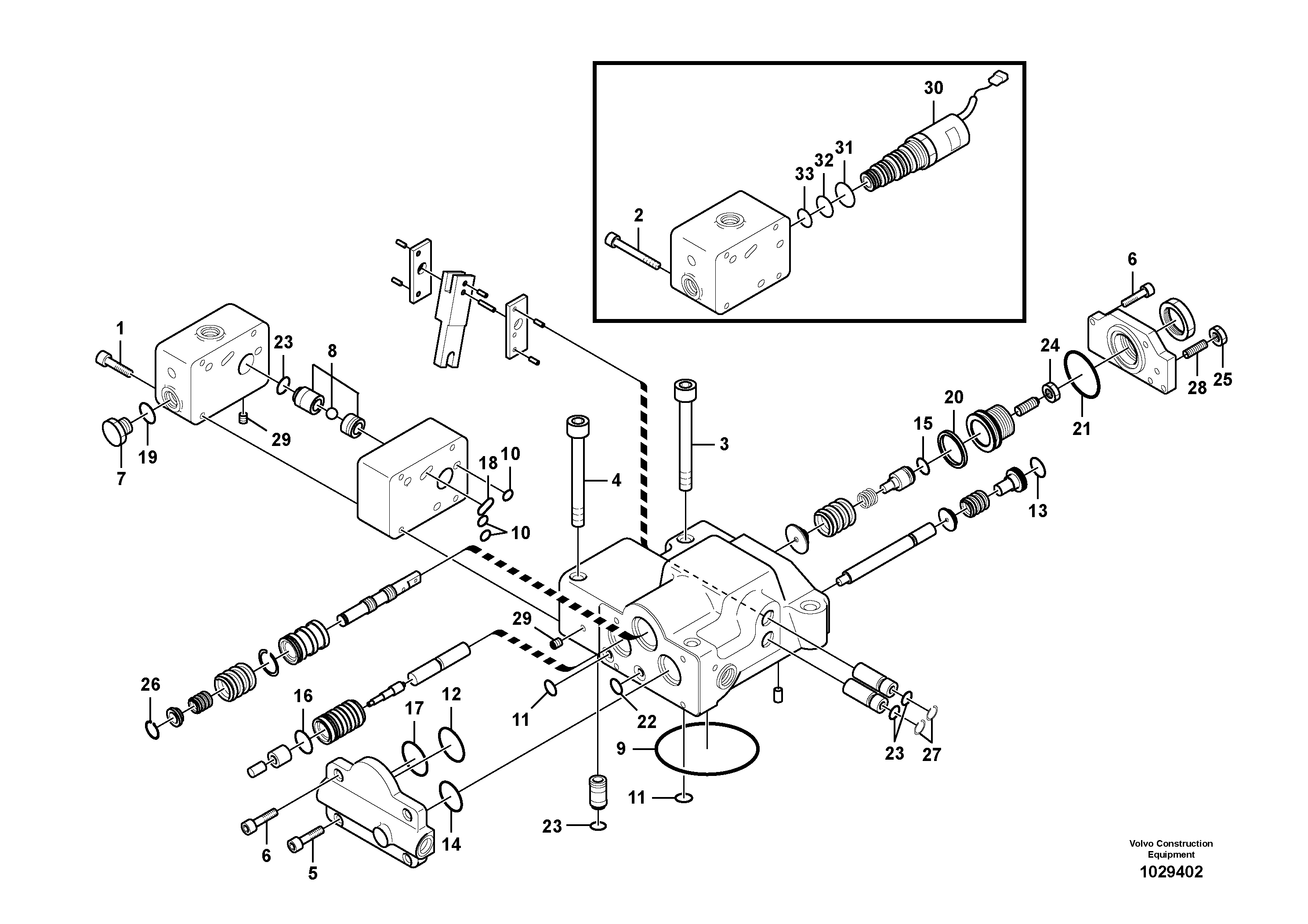 Схема запчастей Volvo EC460C - 62010 Regulator, hydraulic pump EC460CHR HIGH REACH DEMOLITION