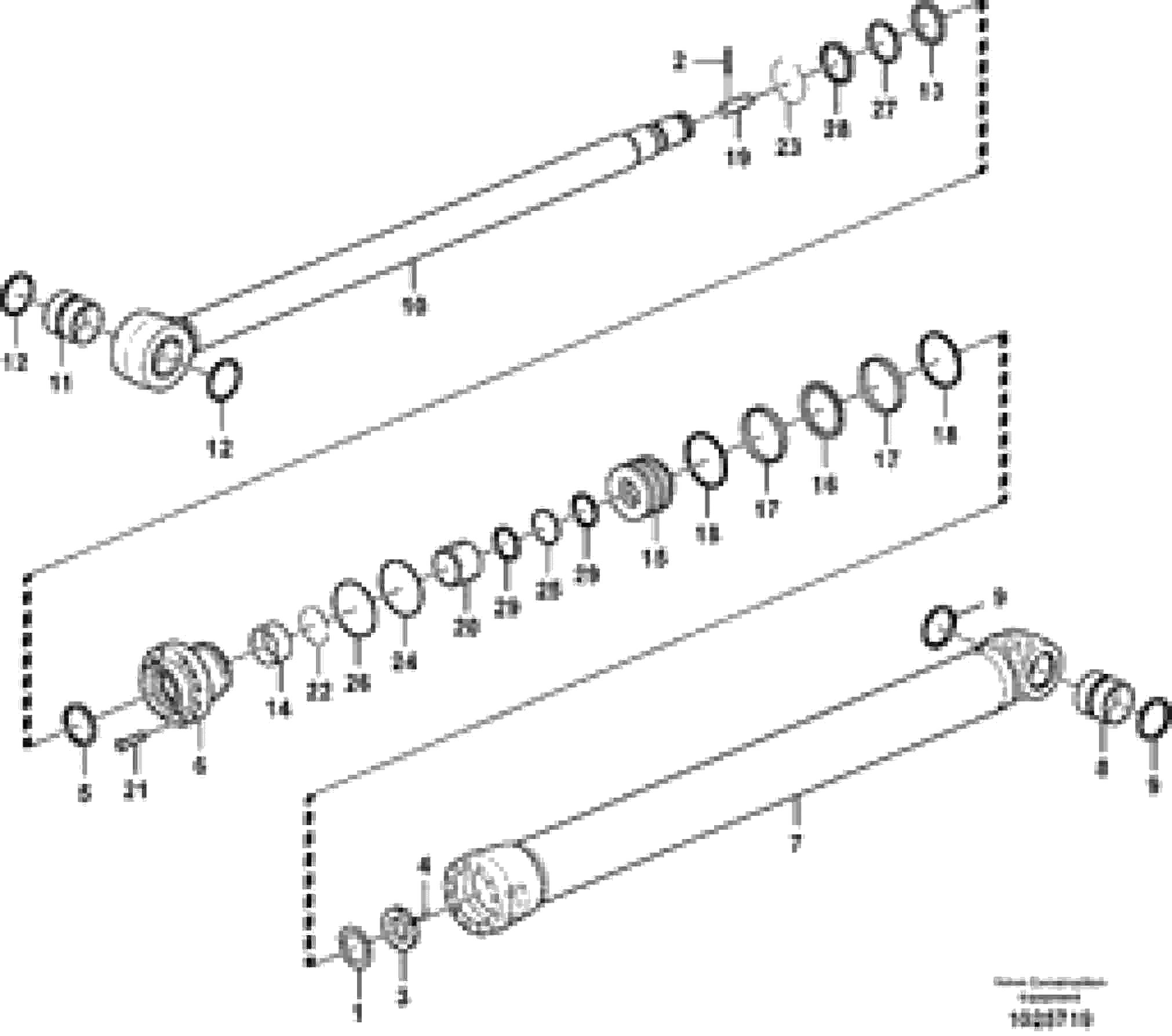 Схема запчастей Volvo EC460C - 86582 Dipper arm cylinder EC460CHR HIGH REACH DEMOLITION