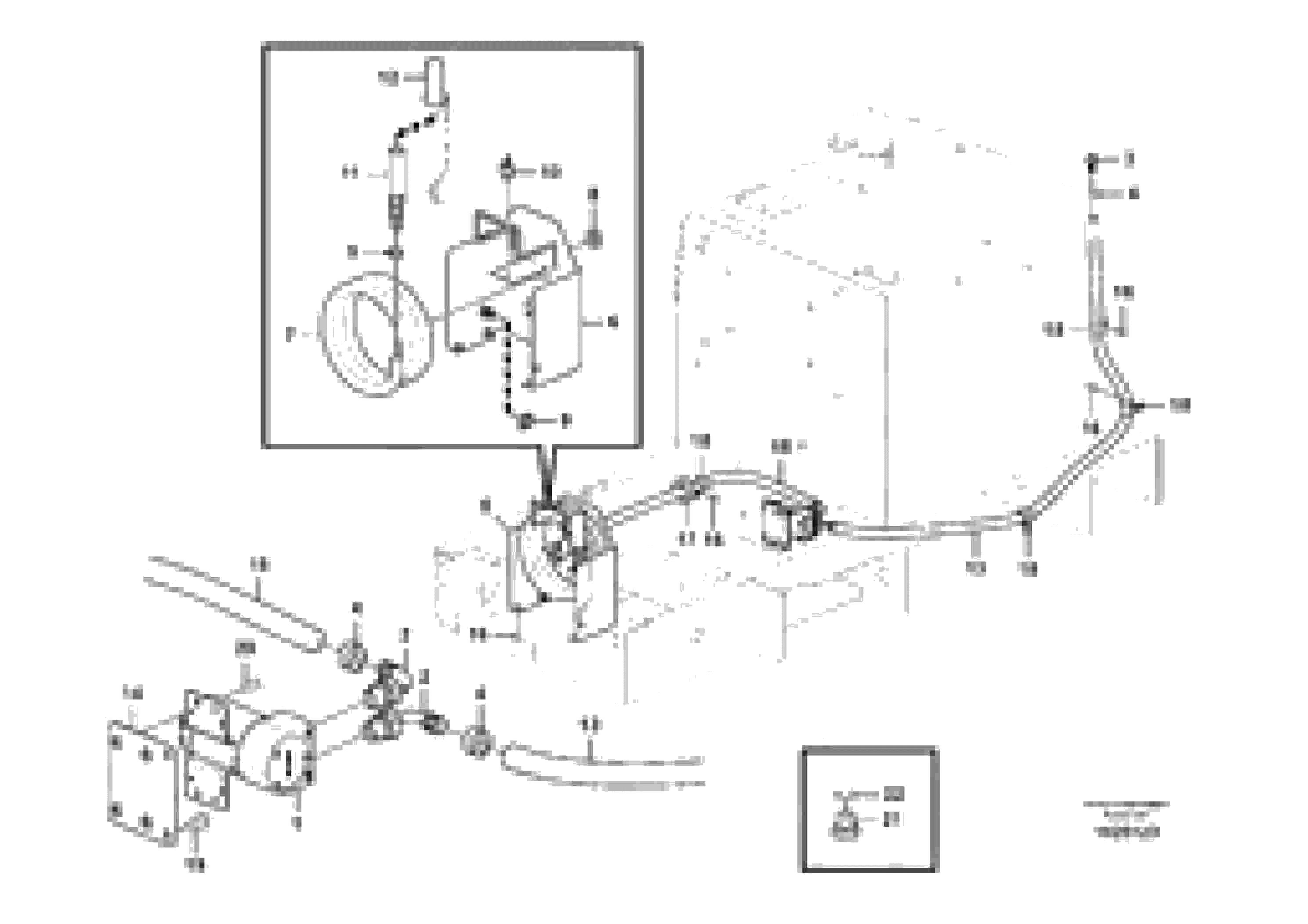 Схема запчастей Volvo EC460C - 64463 Fuel filling pump with assembling details EC460CHR HIGH REACH DEMOLITION