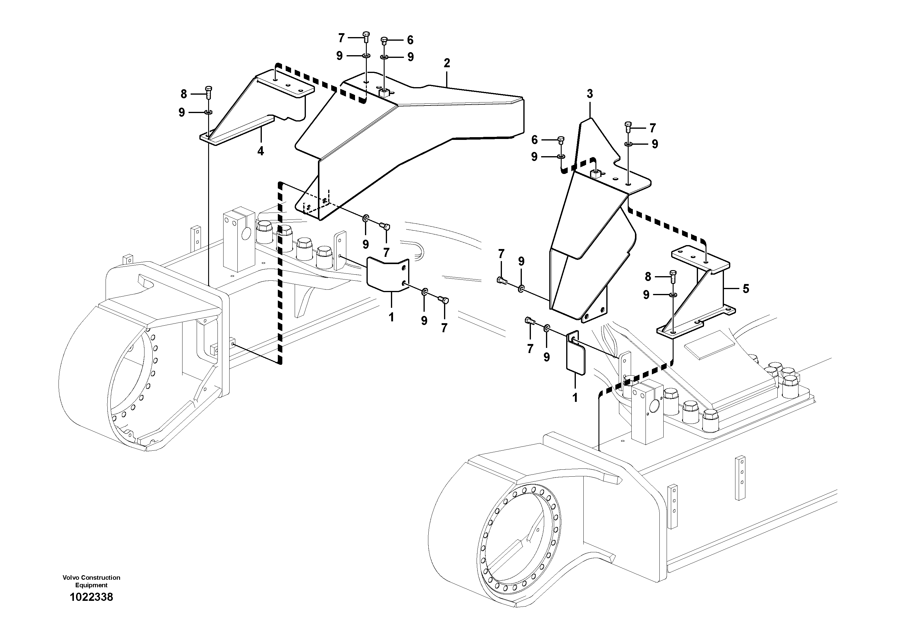 Схема запчастей Volvo EC460C - 29837 Protecting Plate, Retractable EC460C S/N 115001-