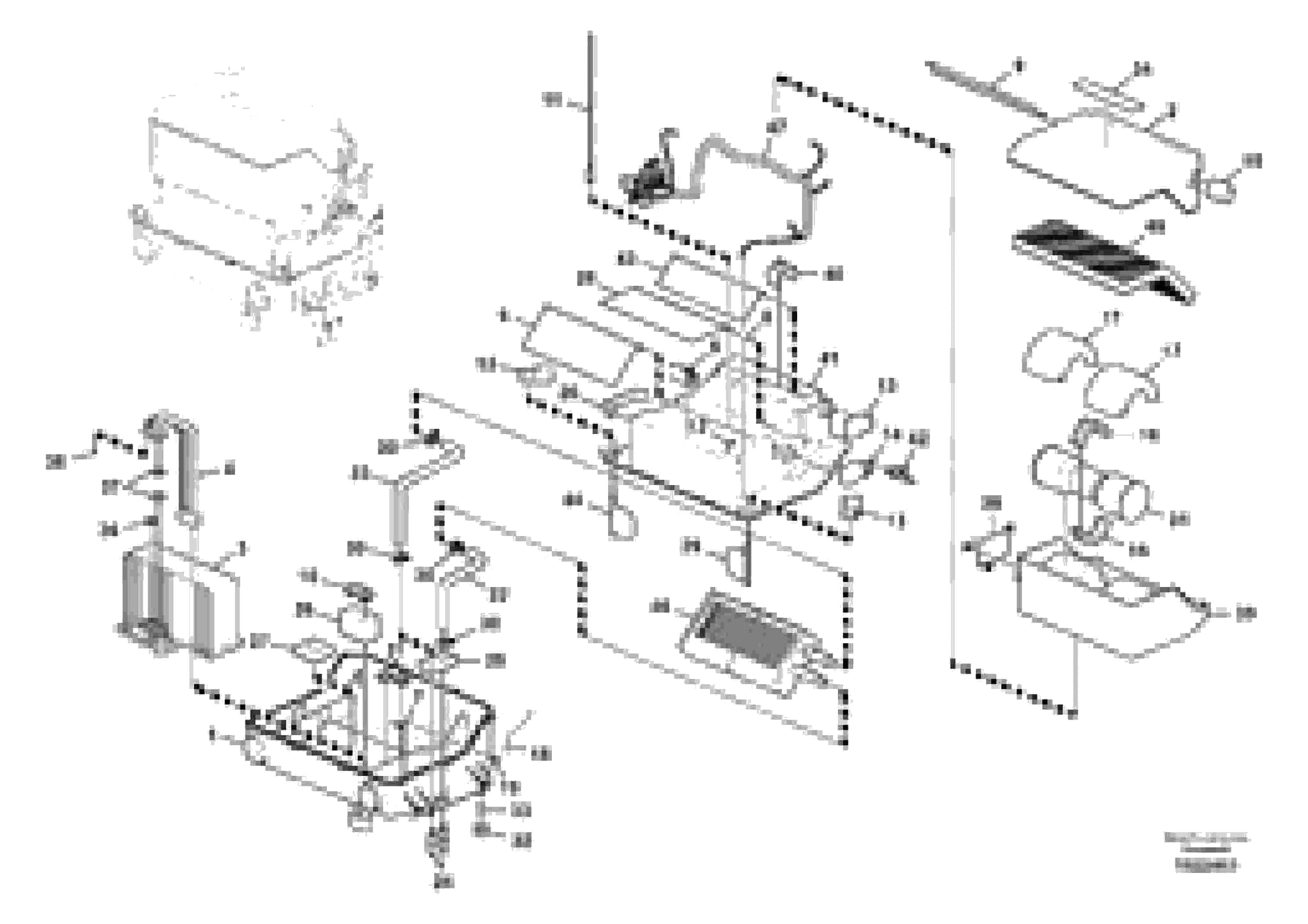 Схема запчастей Volvo EC460C - 9679 Air conditioning unit, cooling and heater EC460C S/N 115001-