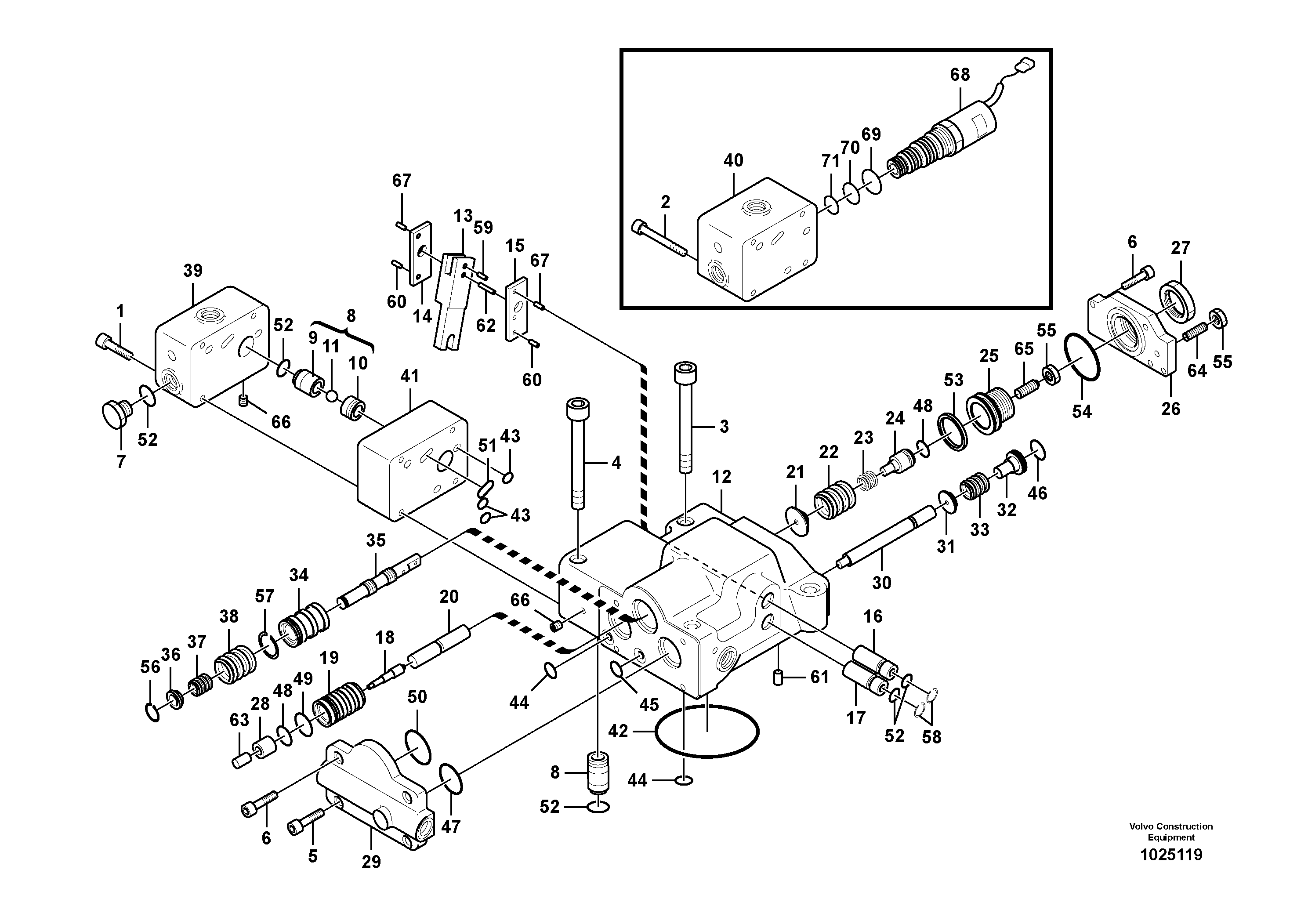 Схема запчастей Volvo EC460C - 93351 Regulator, hydraulic pump EC460C