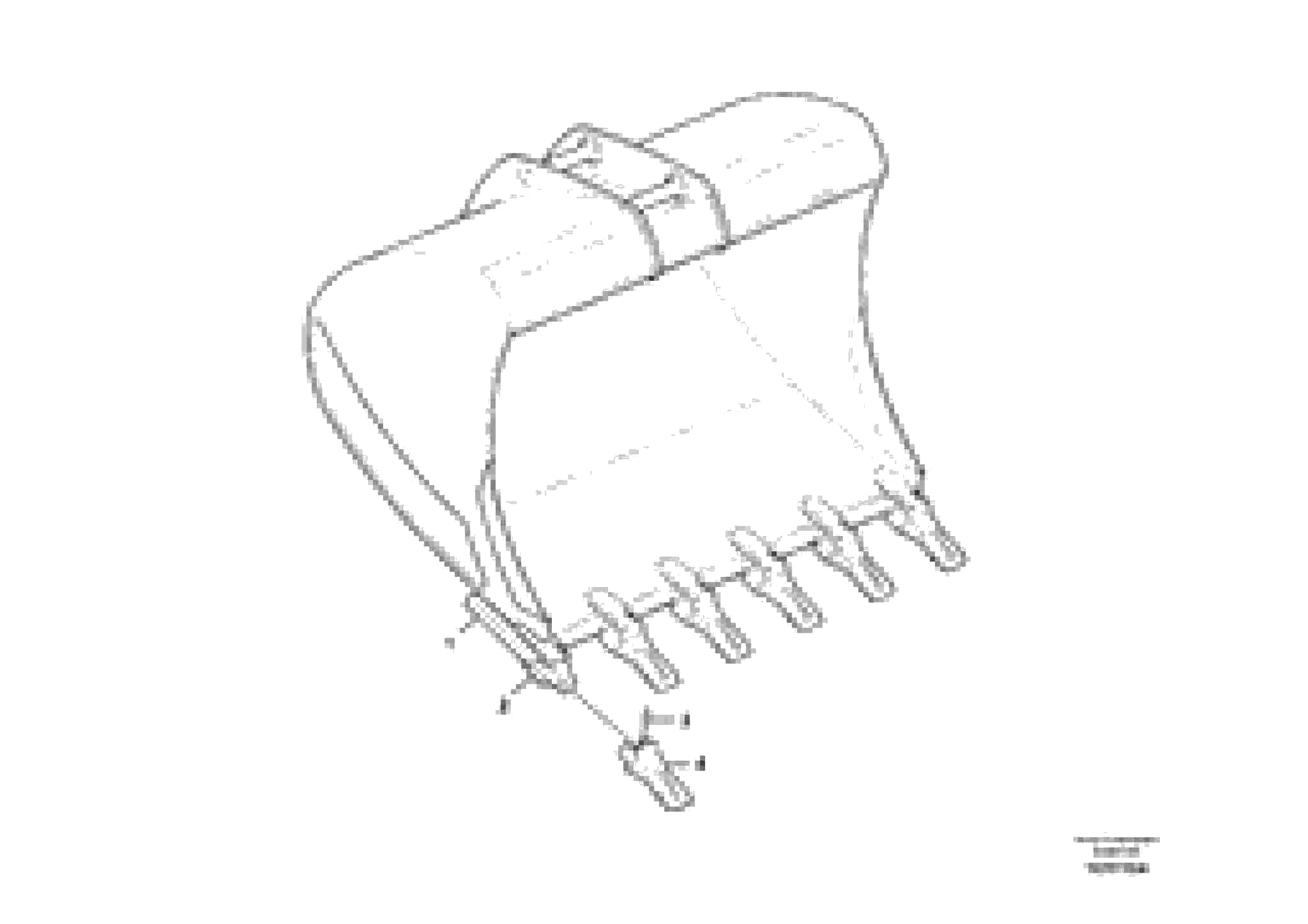 Схема запчастей Volvo EW140C - 80828 Buckets for Quickfit ATTACHMENTS EXCAVATOR WHEELED EXCAVATORS BUCKET&HAMMER