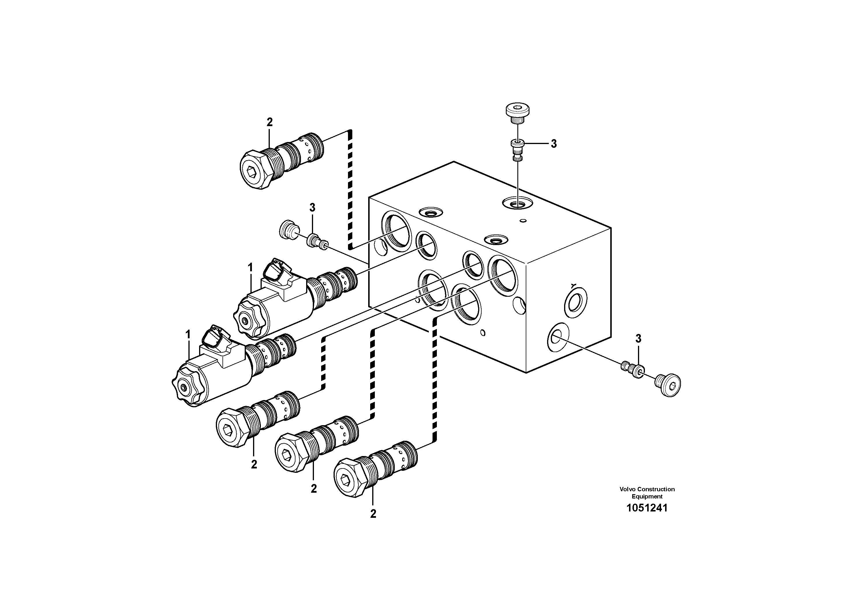 Схема запчастей Volvo EW160C - 83395 Клапан EW160C