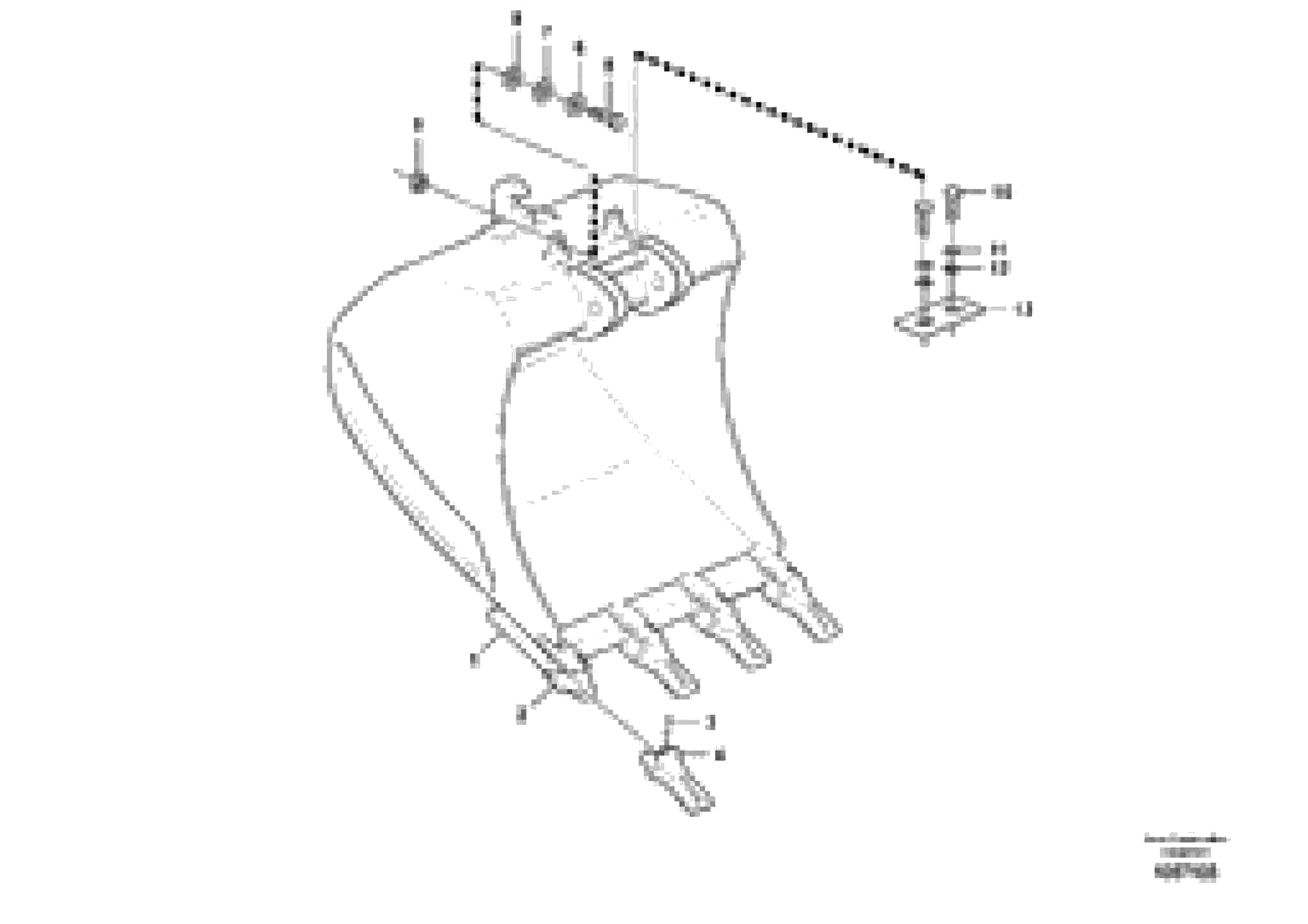 Схема запчастей Volvo EW160C - 68537 Buckets for Quickfit ATTACHMENTS EXCAVATOR WHEELED EXCAVATORS BUCKET&HAMMER