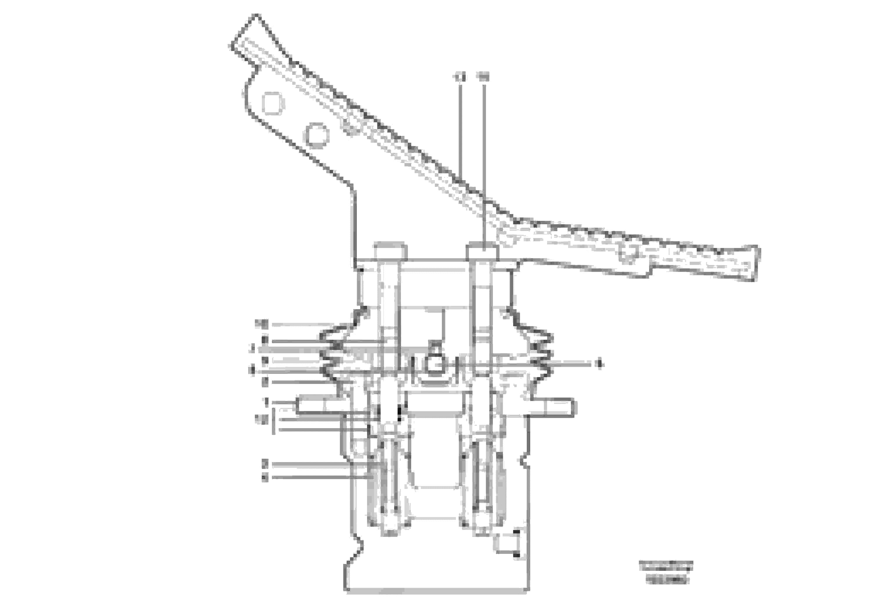 Схема запчастей Volvo EW180C - 27849 Pedal valve EW180C