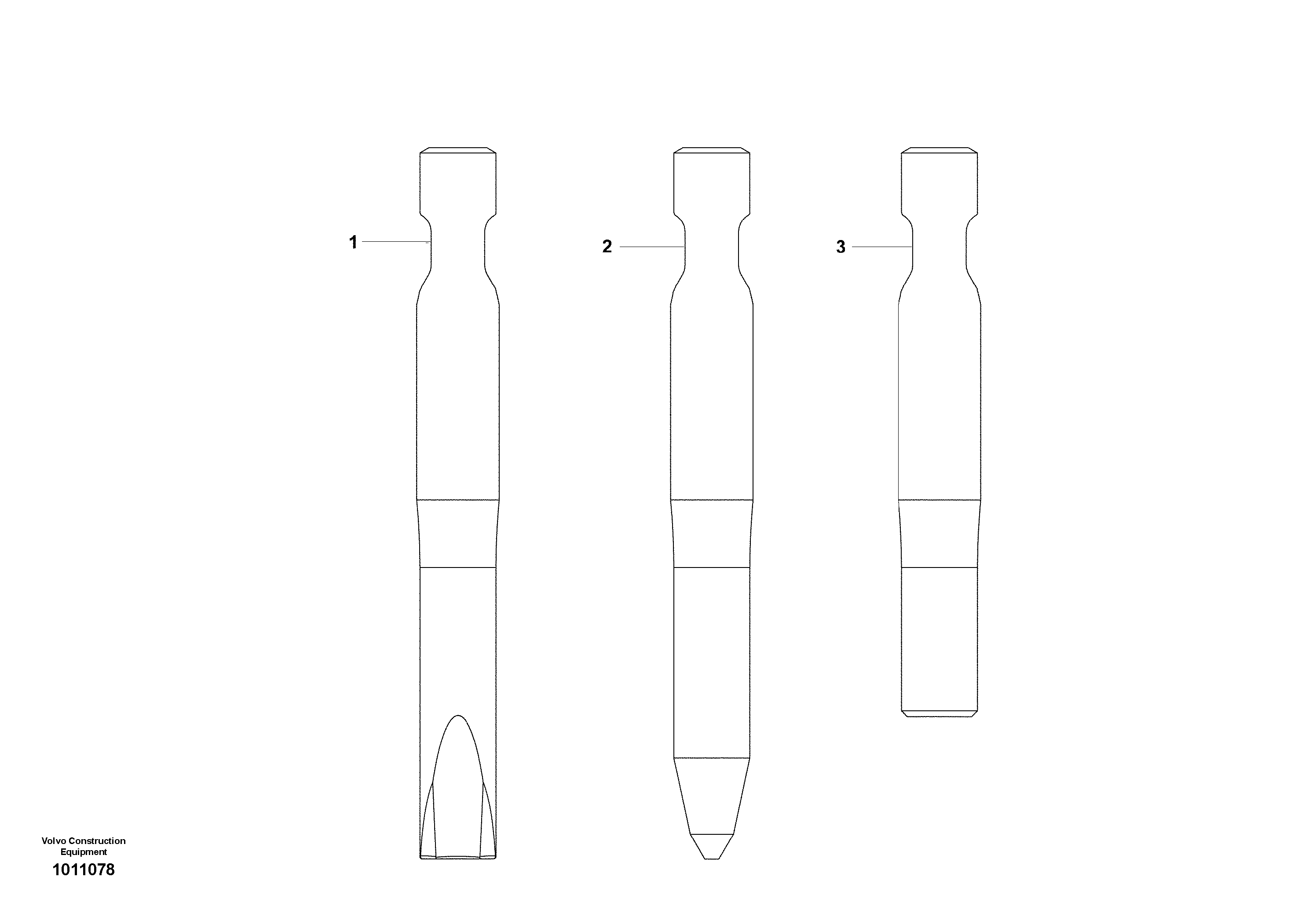 Схема запчастей Volvo EW210C - 87127 Hydraulic Hammer, Chisel EW210C