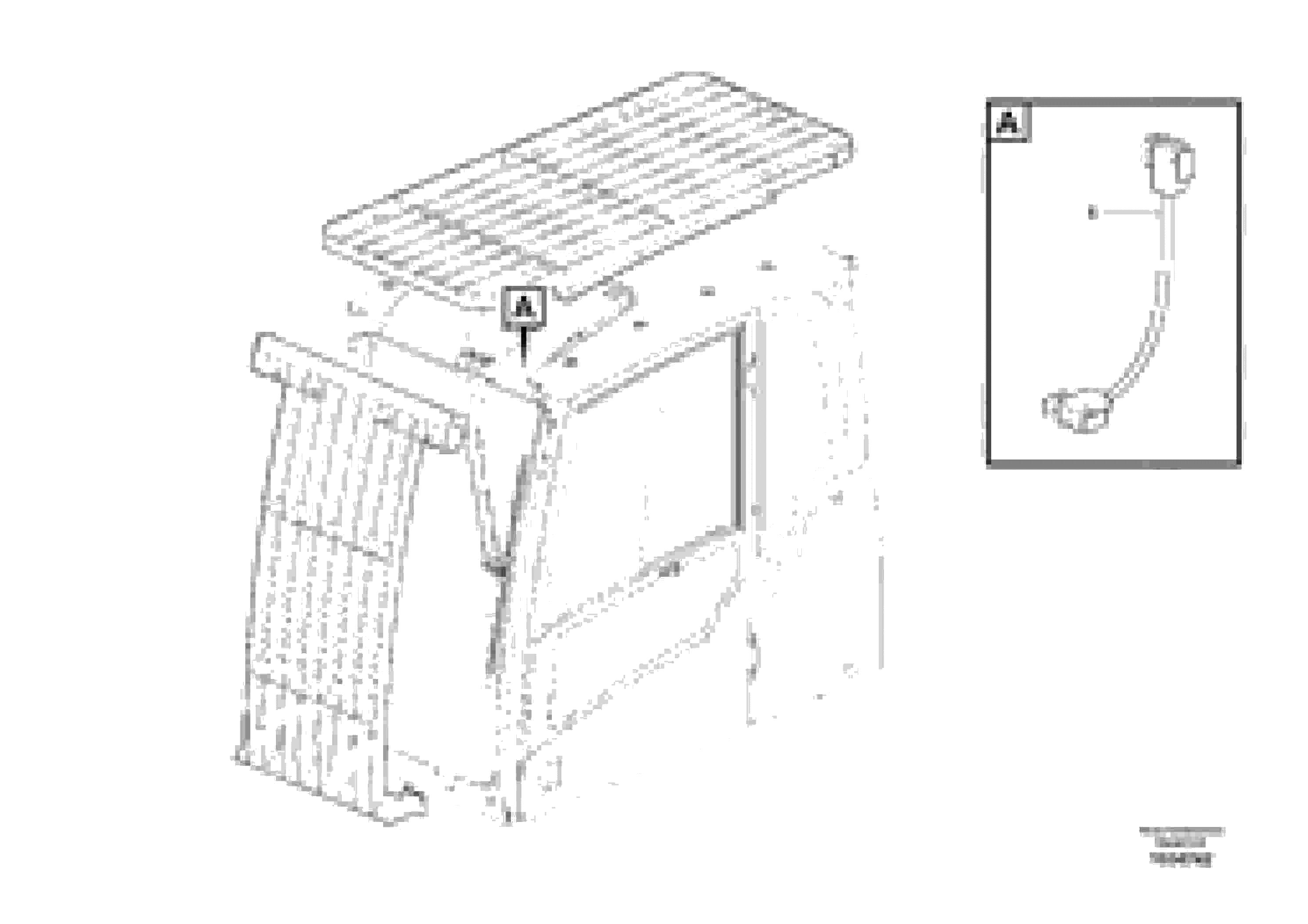 Схема запчастей Volvo EW210C - 89244 Work lights, extra EW210C