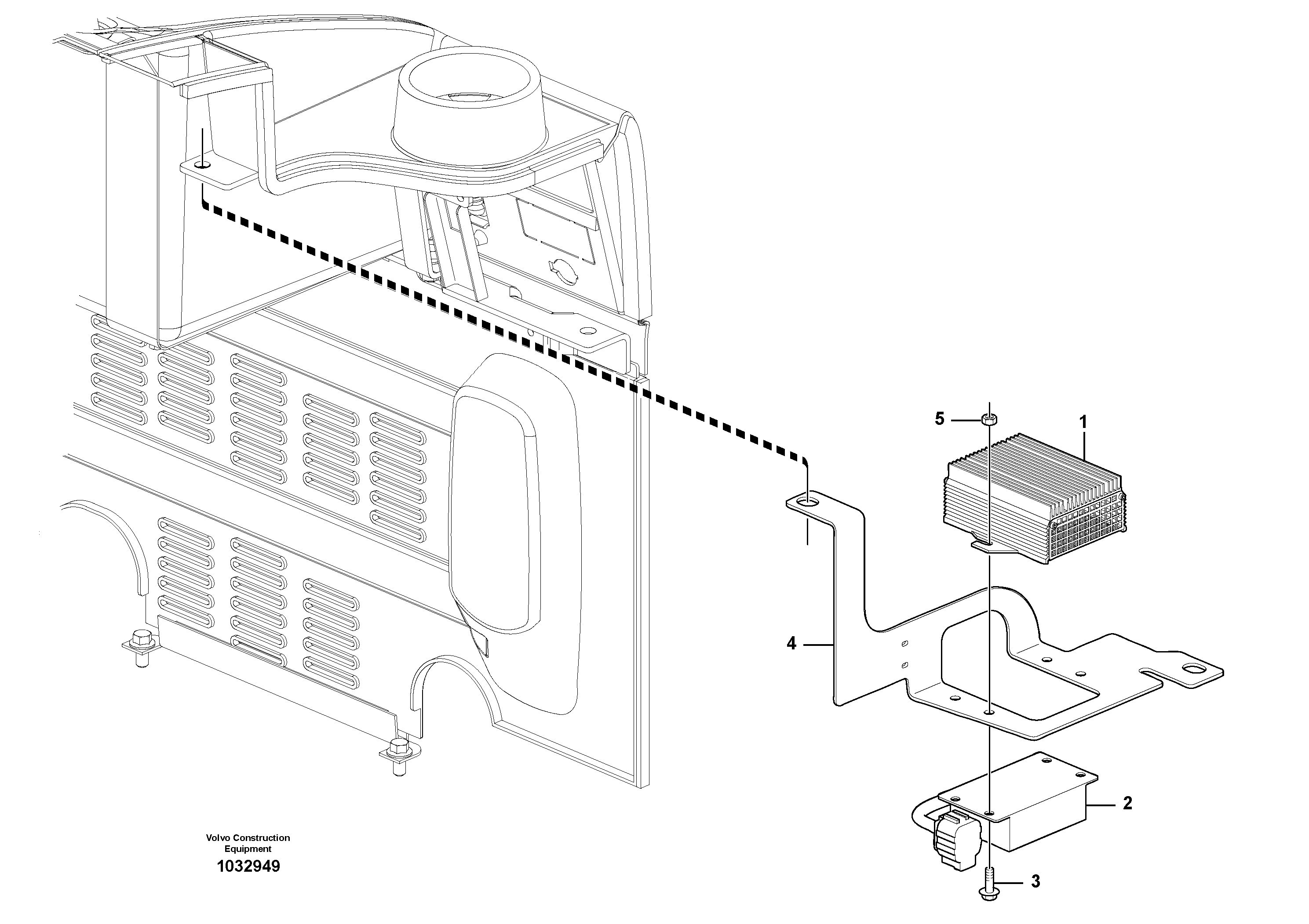 Схема запчастей Volvo EW210C - 78040 Voltage converter EW210C